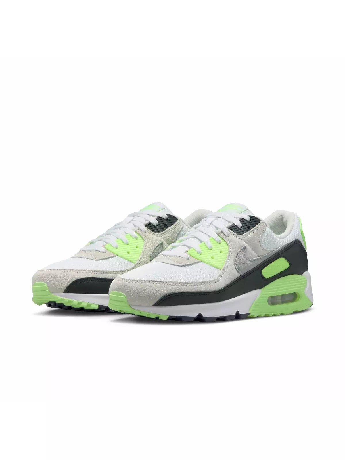 Air Max 90 "White/Light Bone/Neutral Olive/Cave Stone" Men's Shoe - 3