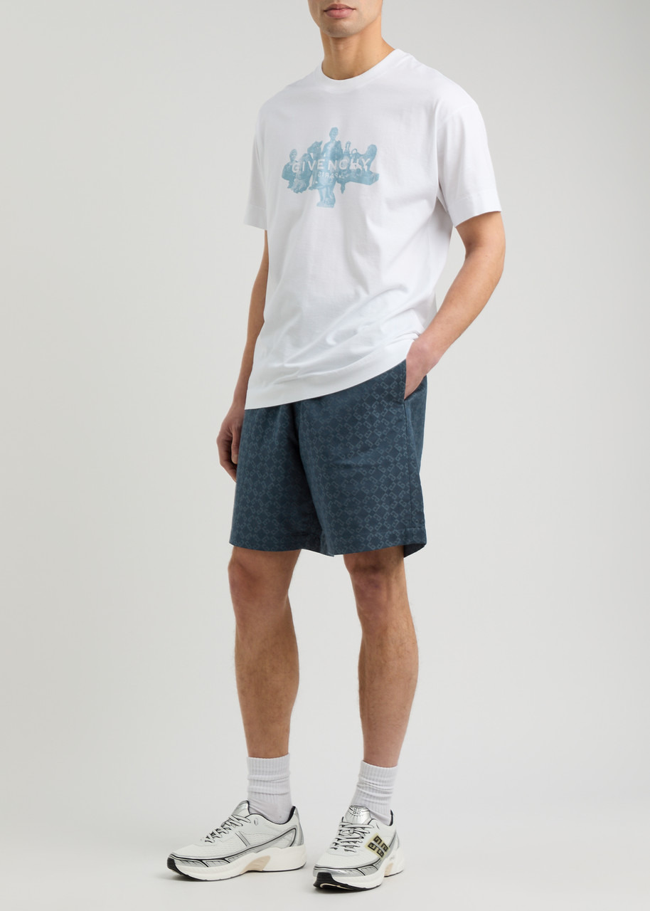 Givenchy Logo-monogrammed Cotton-blend Shorts - 4