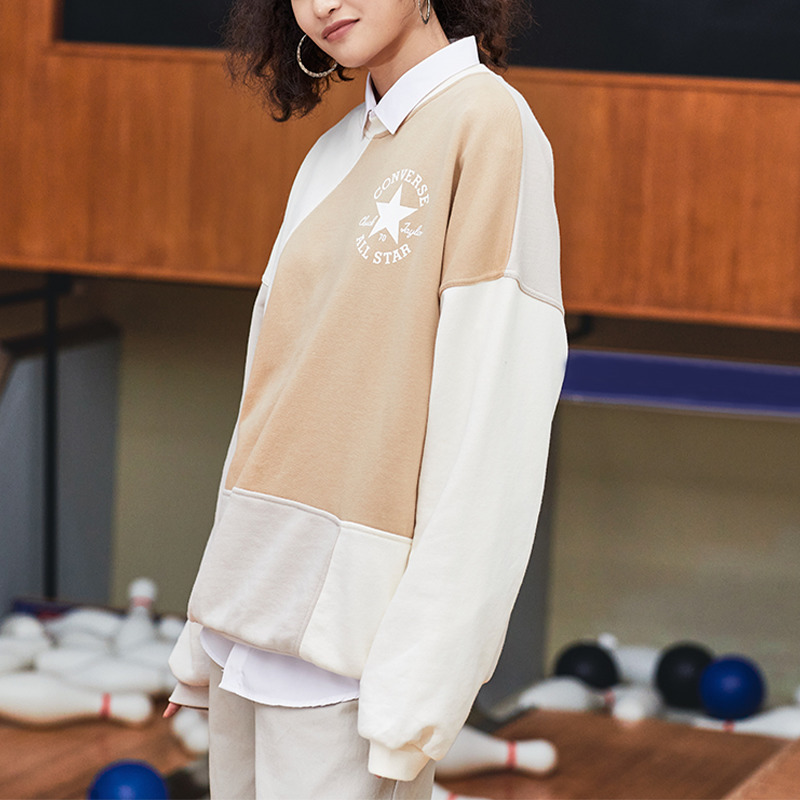 (WMNS) Converse Twisted Classics Crew 'Khaki' 10022964-A02 - 4