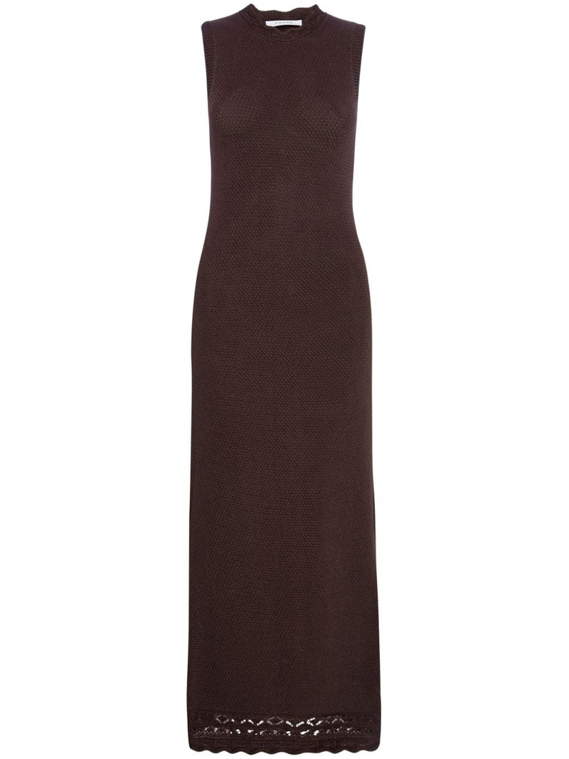 sleeveless knitted maxi dress 1