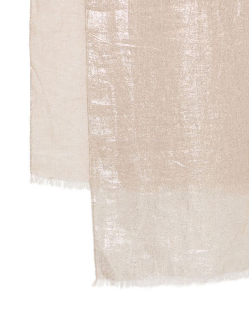 Brunello Cucinelli fringed scarf outlook