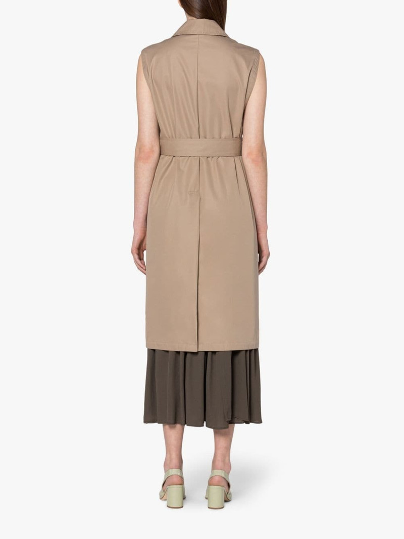 APLINA SAND SLEEVELESS TRENCH COAT | LMT-015 4