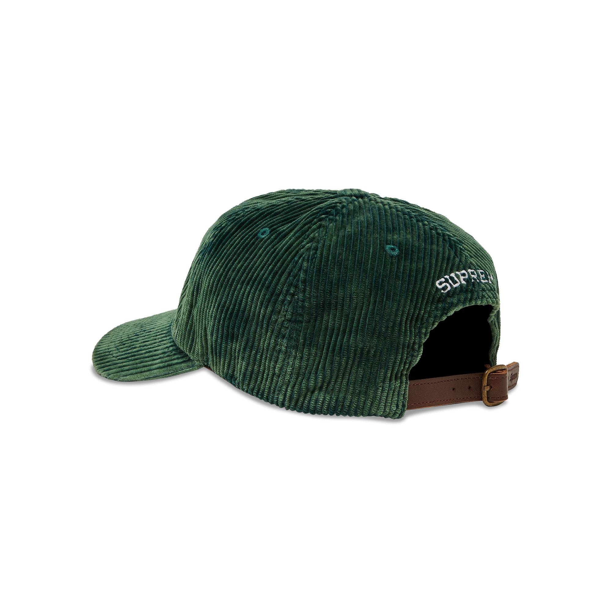 Supreme Corduroy S Logo 6-Panel 'Green' - 3