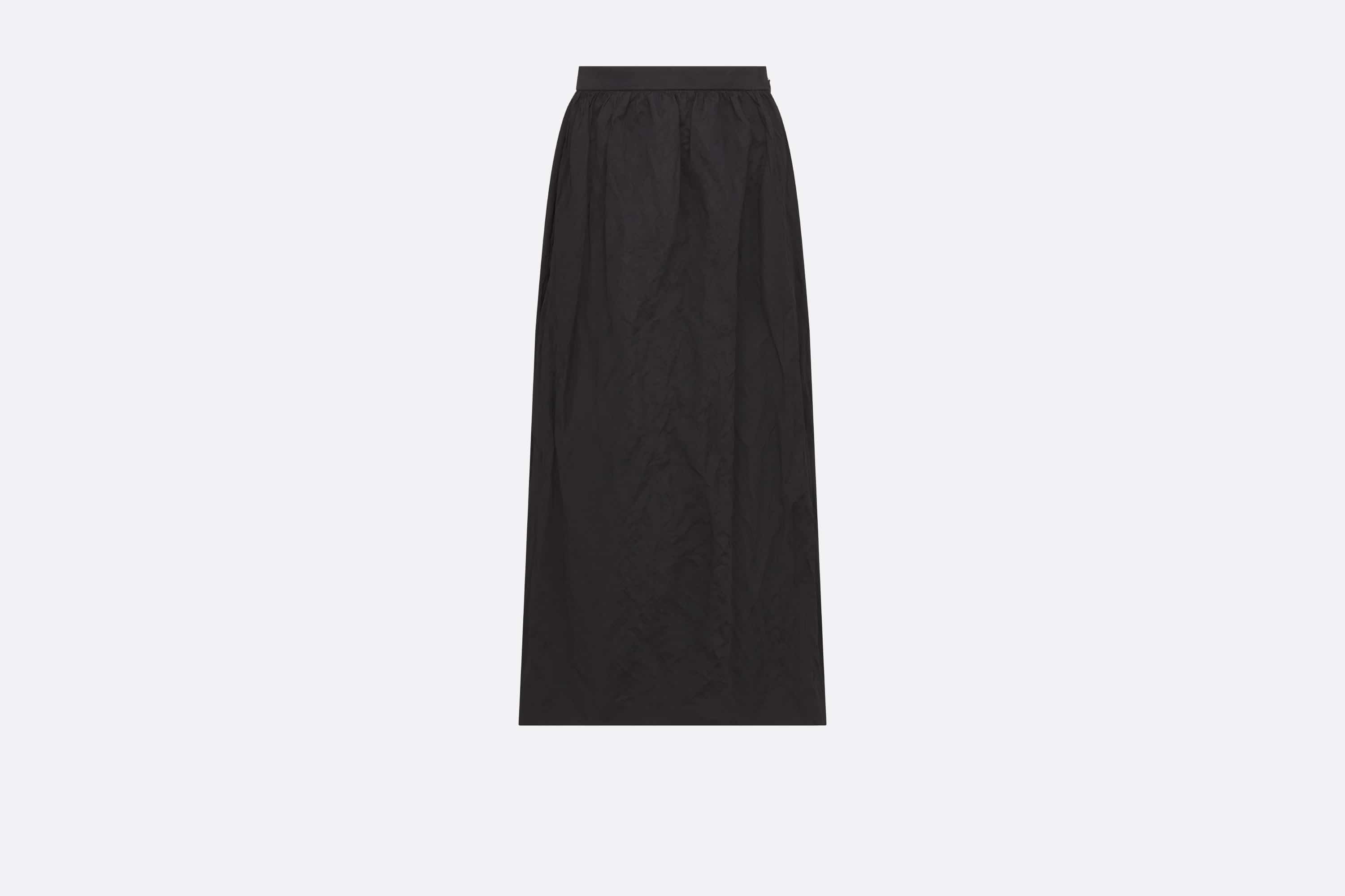 Mid-Length Straight-Cut Skirt - 1