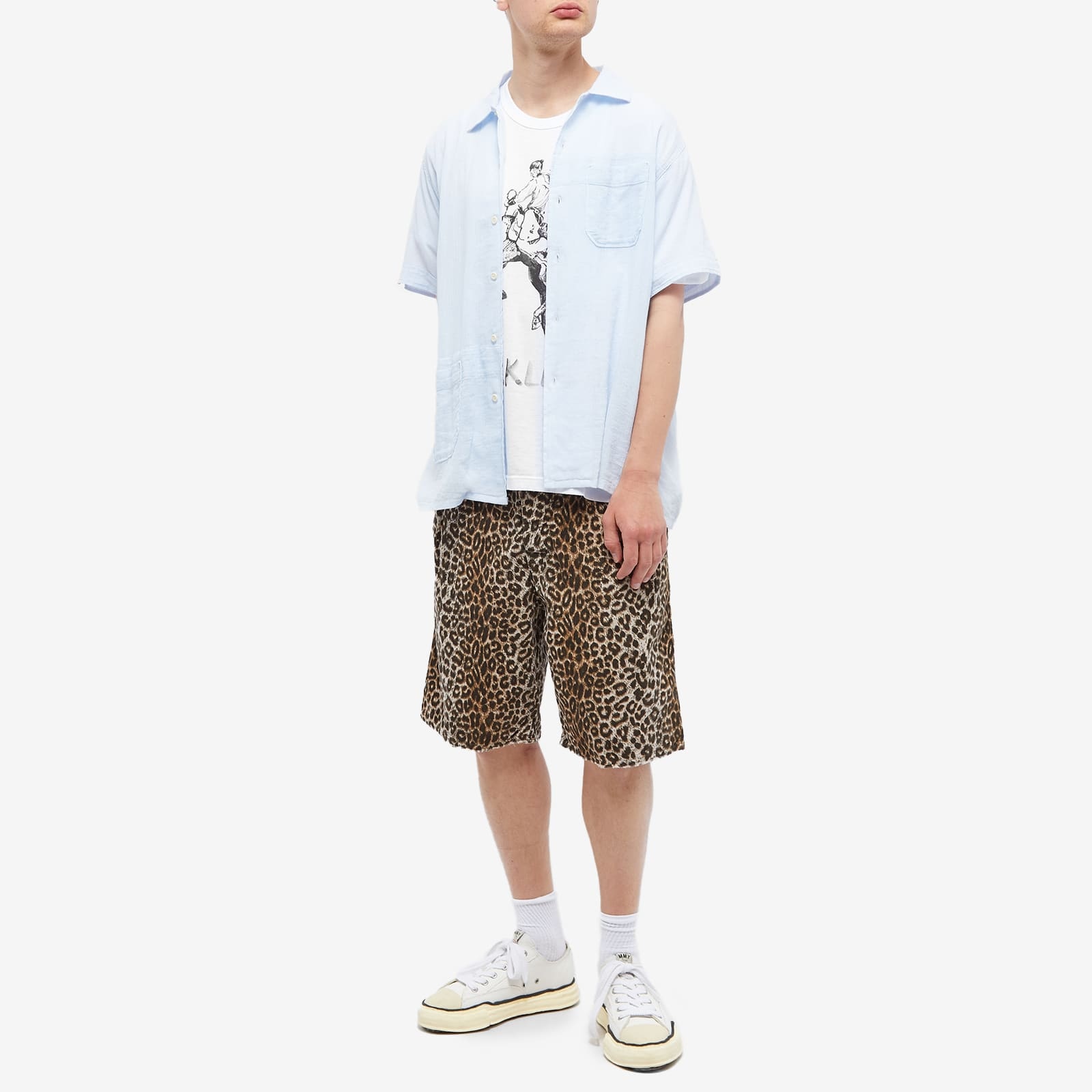 visvim JUMBO TEE S/S BUCKLE UP WHITE | REVERSIBLE