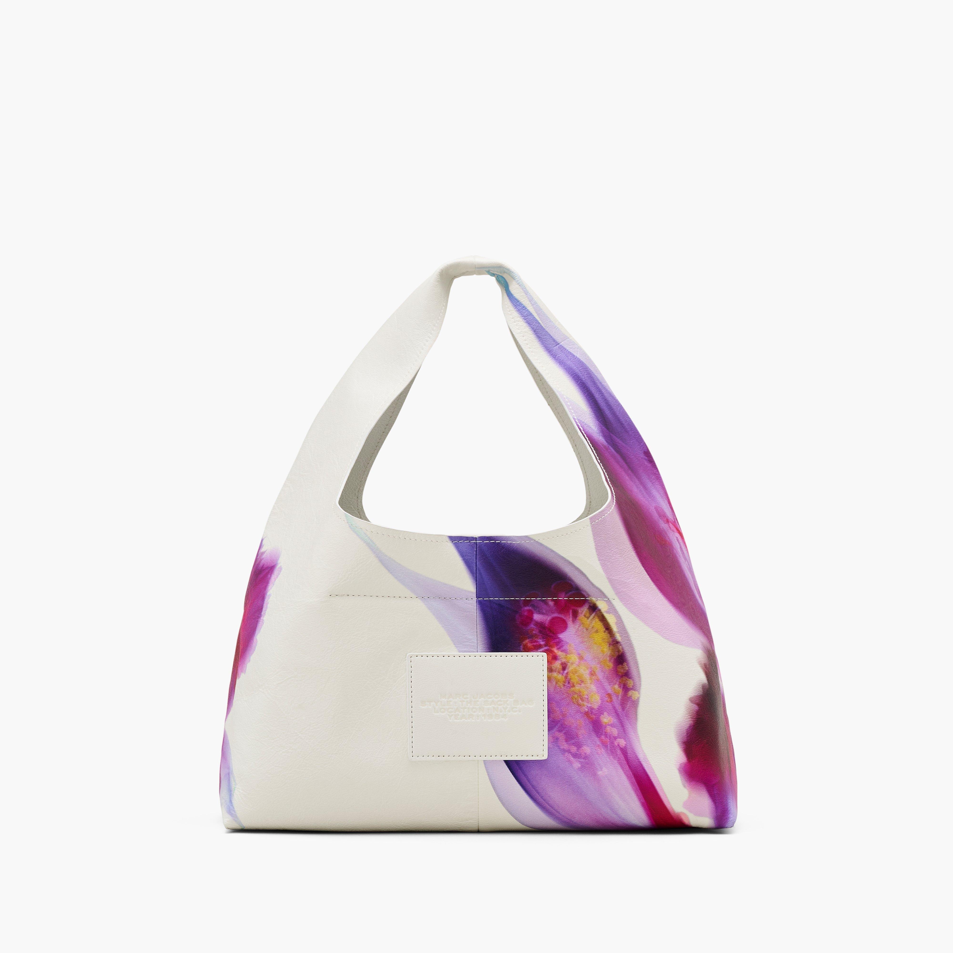 THE FUTURE FLORAL LEATHER SACK BAG - 3