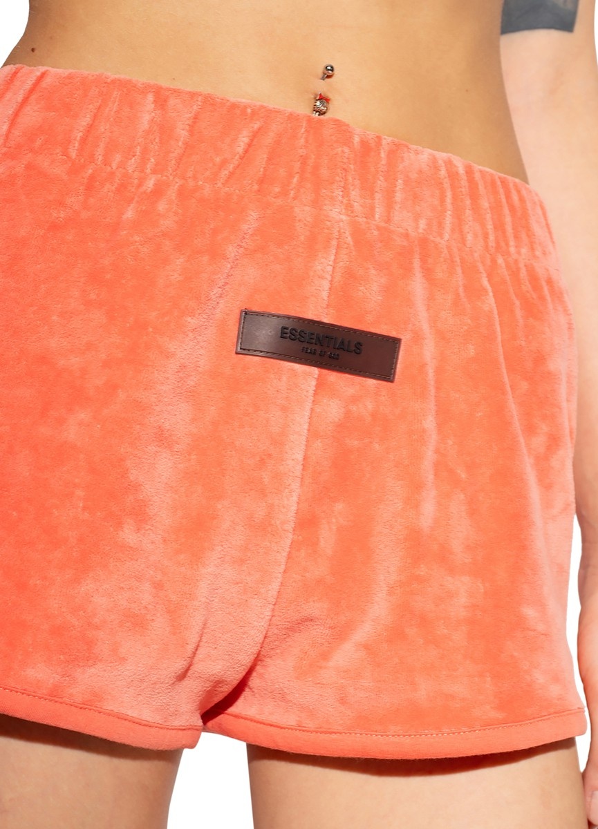 Velour shorts - 4