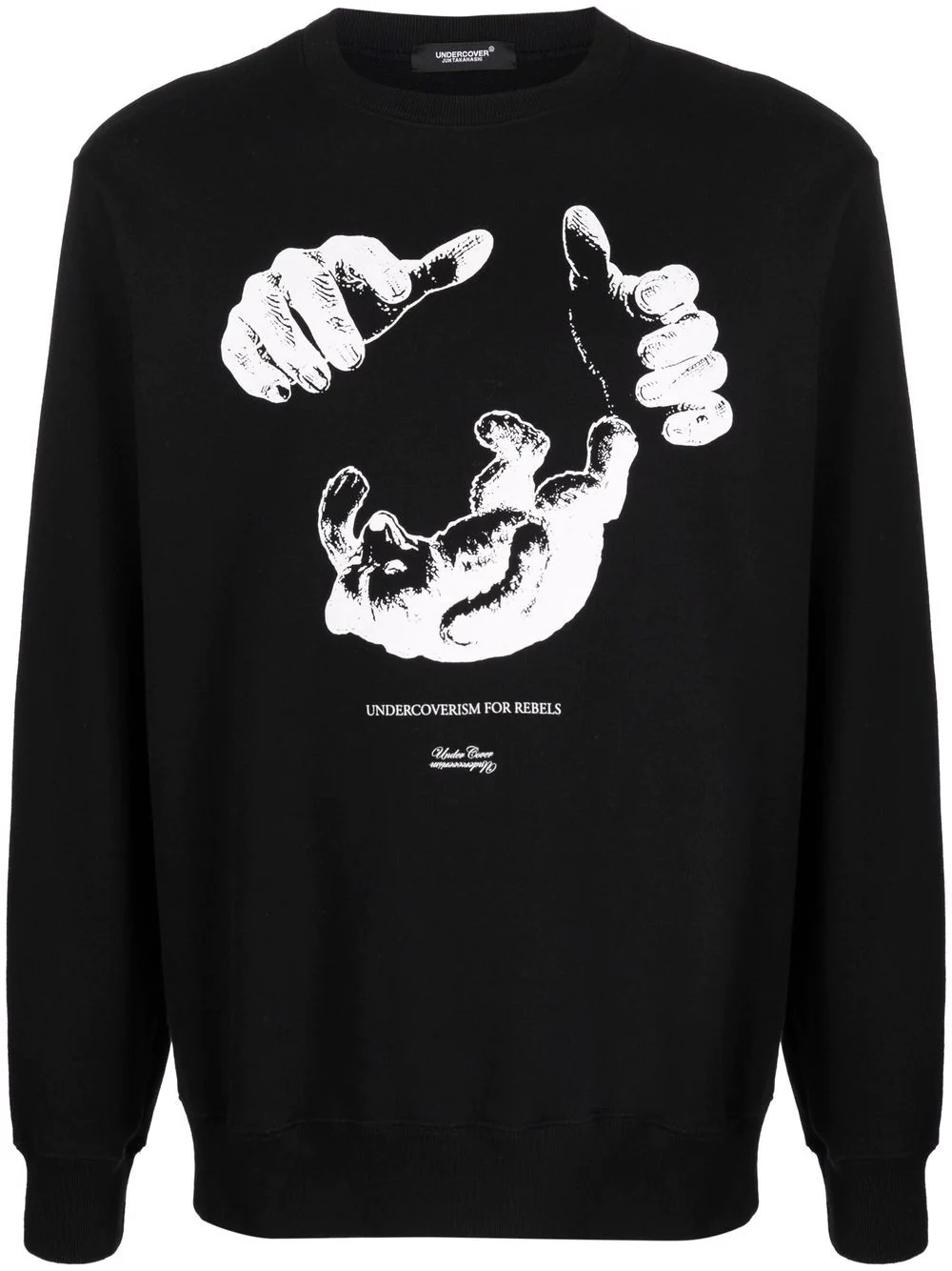 hands-print sweatshirt - 1