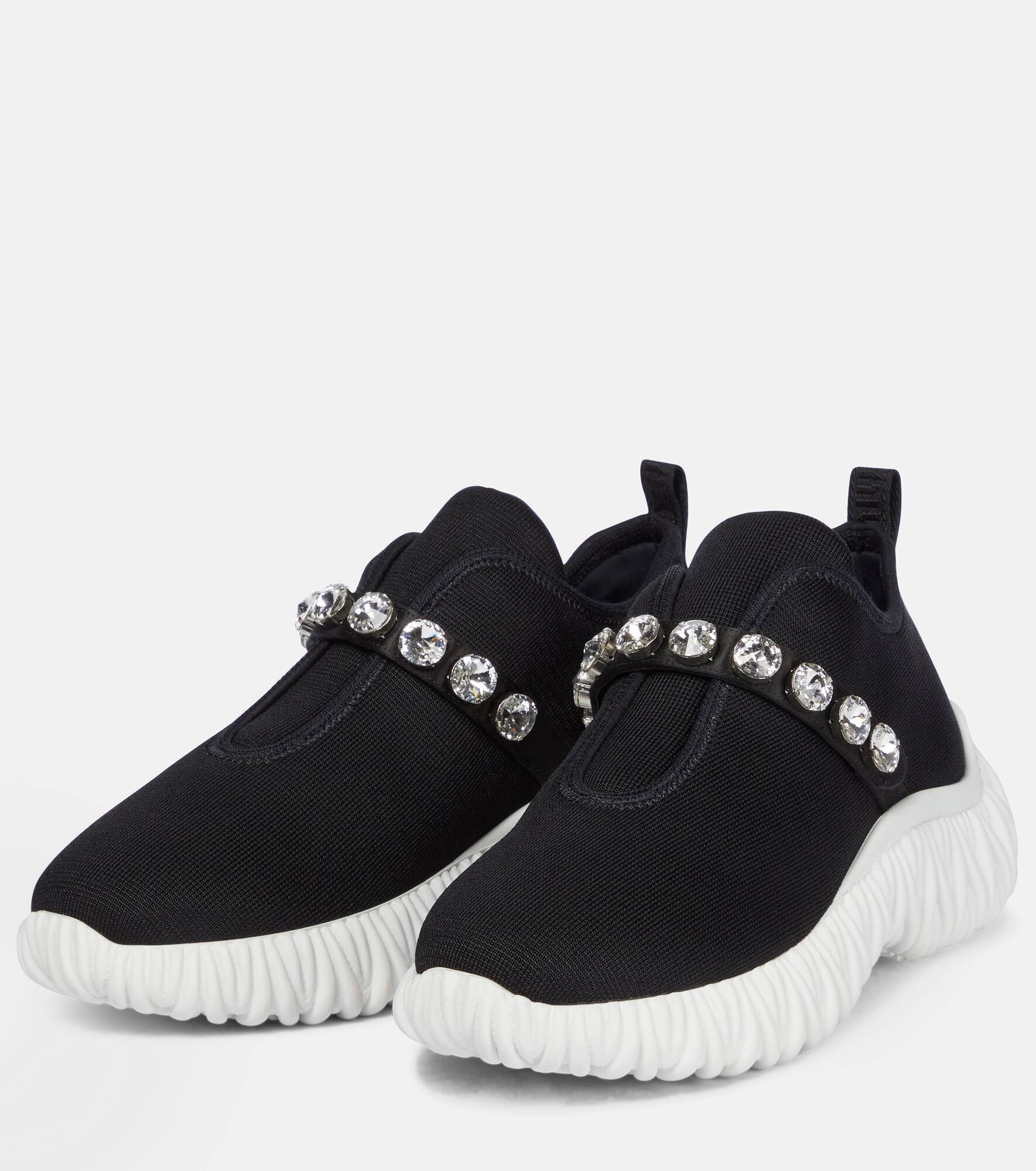Embellished slip-on sneakers - 5