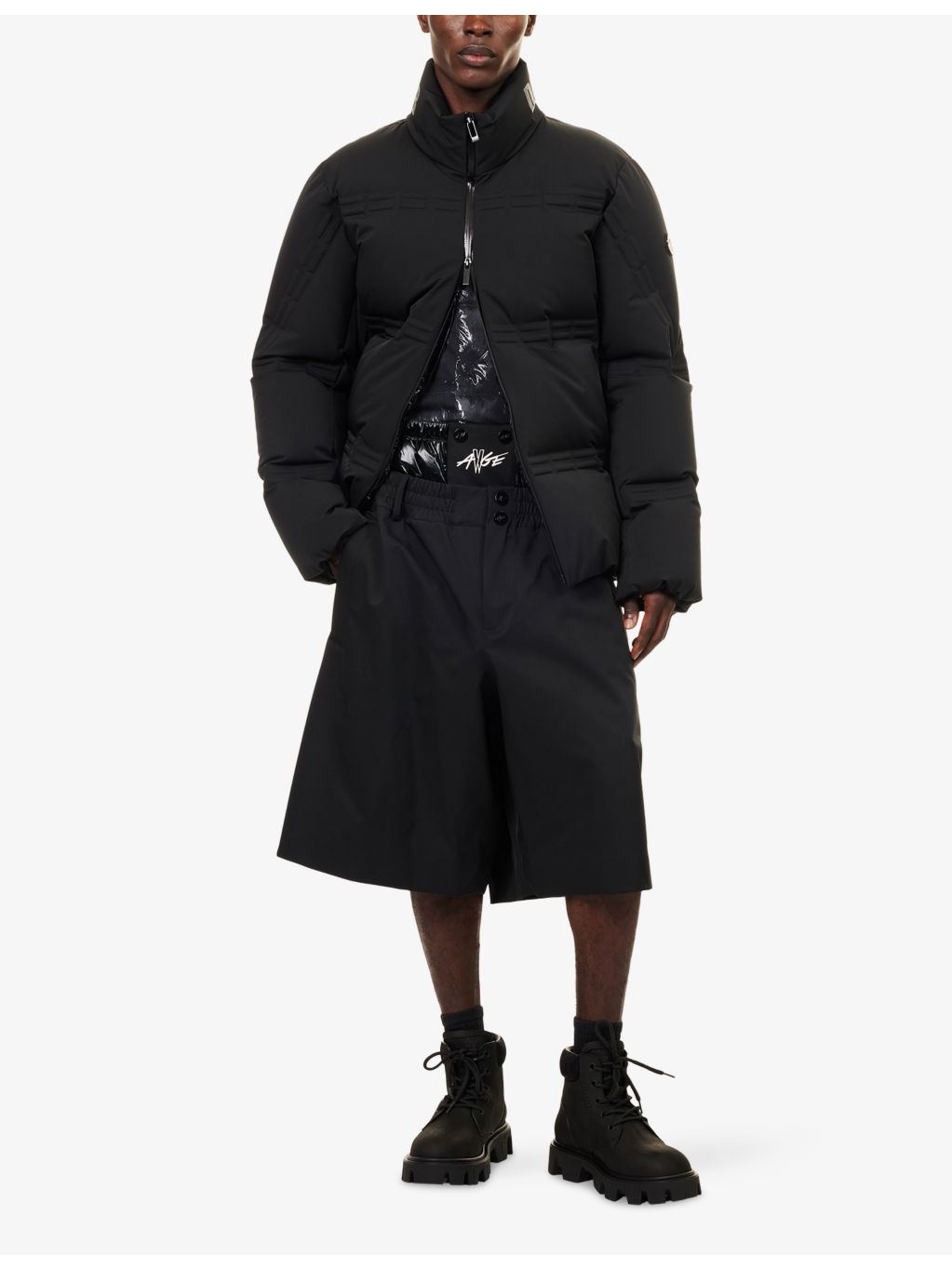Moncler Genius x Asap Rocky Wide-Leg Shell Shorts - 2