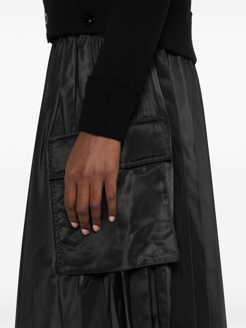 pleated midi skirt - 5