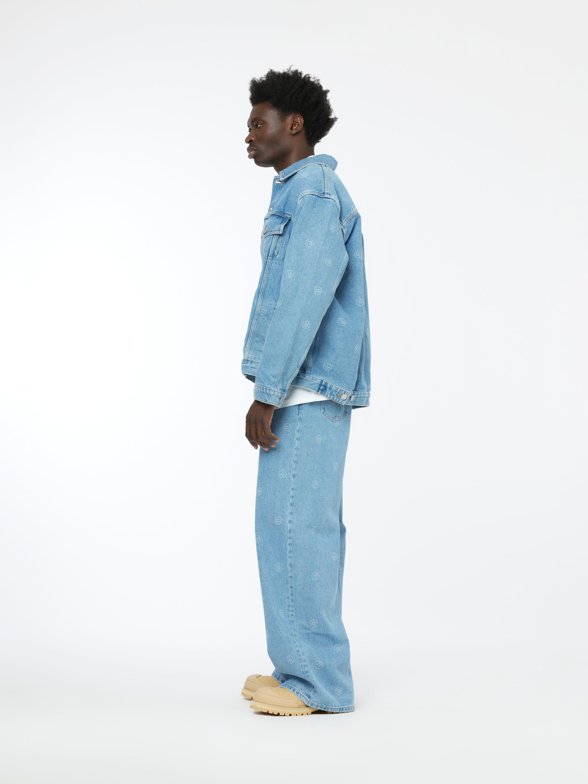 OVERSIZED DENIM JACKET BLUE - 5