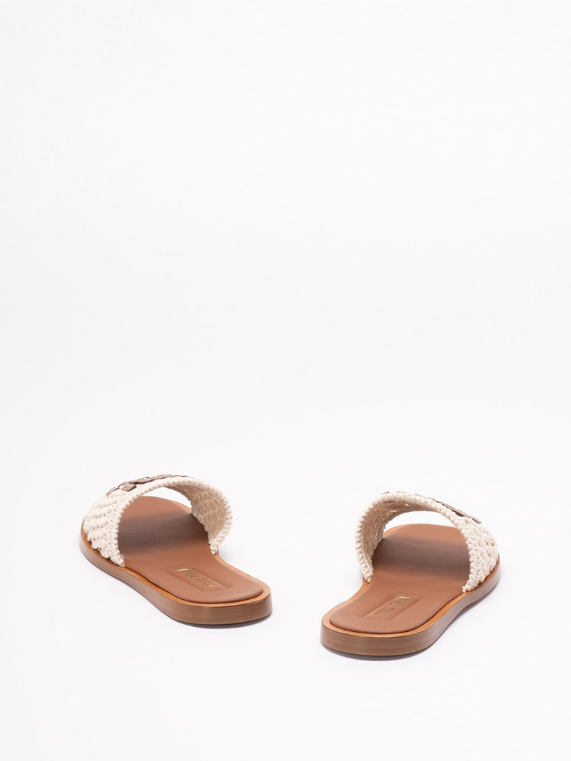 Miu Miu Crochet Slides outlook