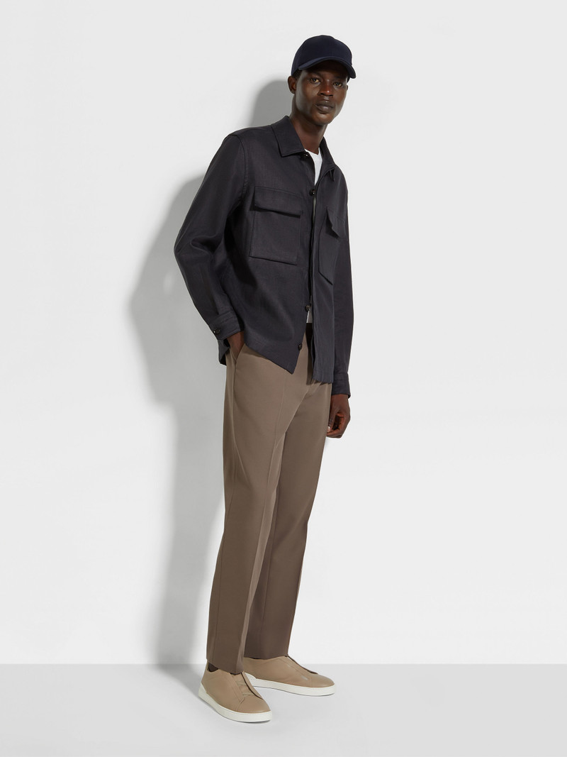 ZEGNA OASI LINO OVERSHIRT outlook