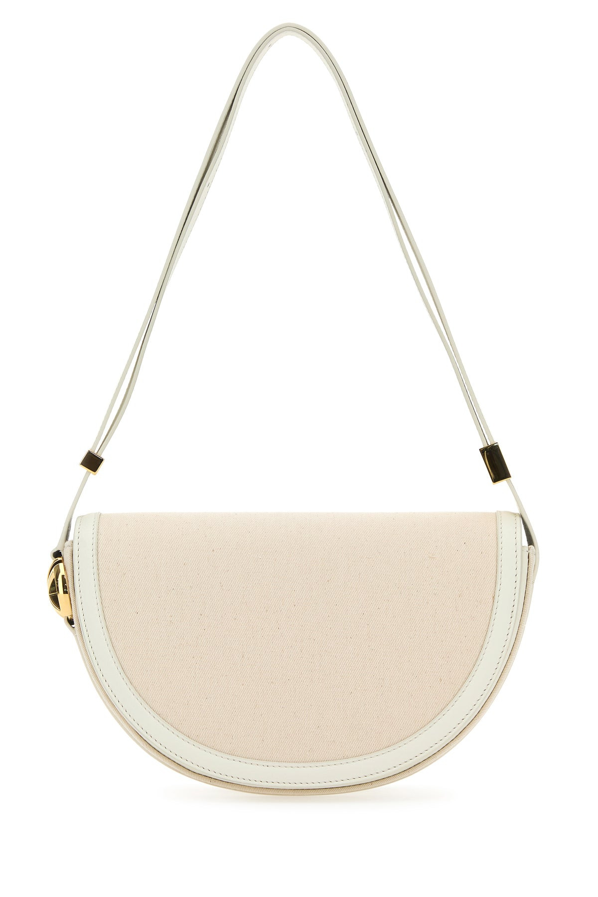 Two-tone canvas and leather Le Patou shoulder bag - 3