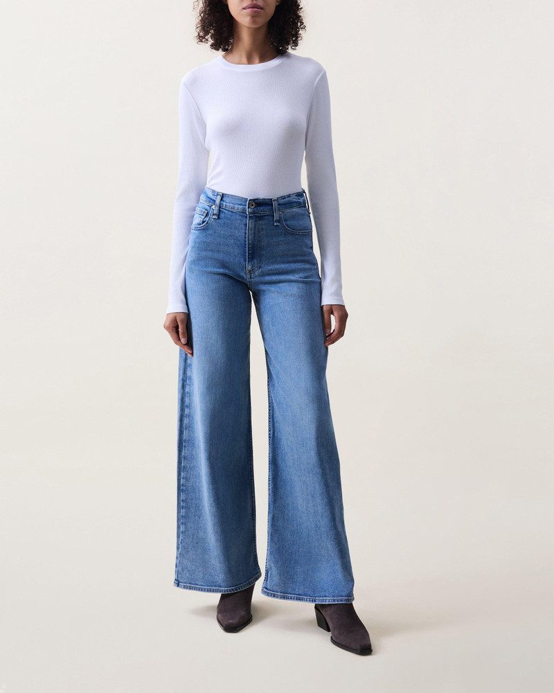 Serena Wide-Leg Jeans High Stretch in Monterosso 1