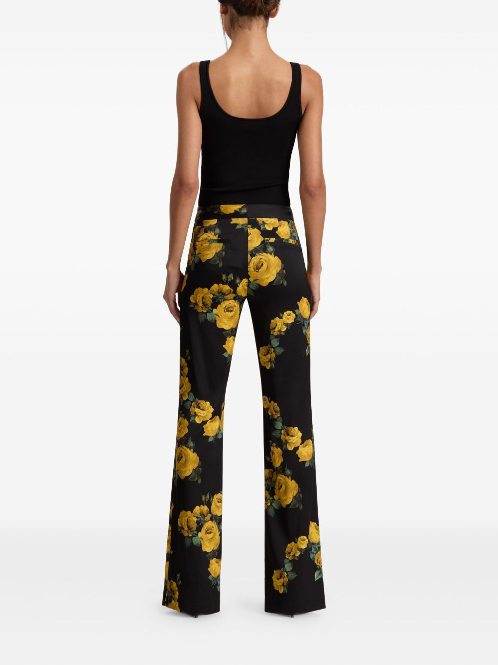 Livi rose-print trousers - 4