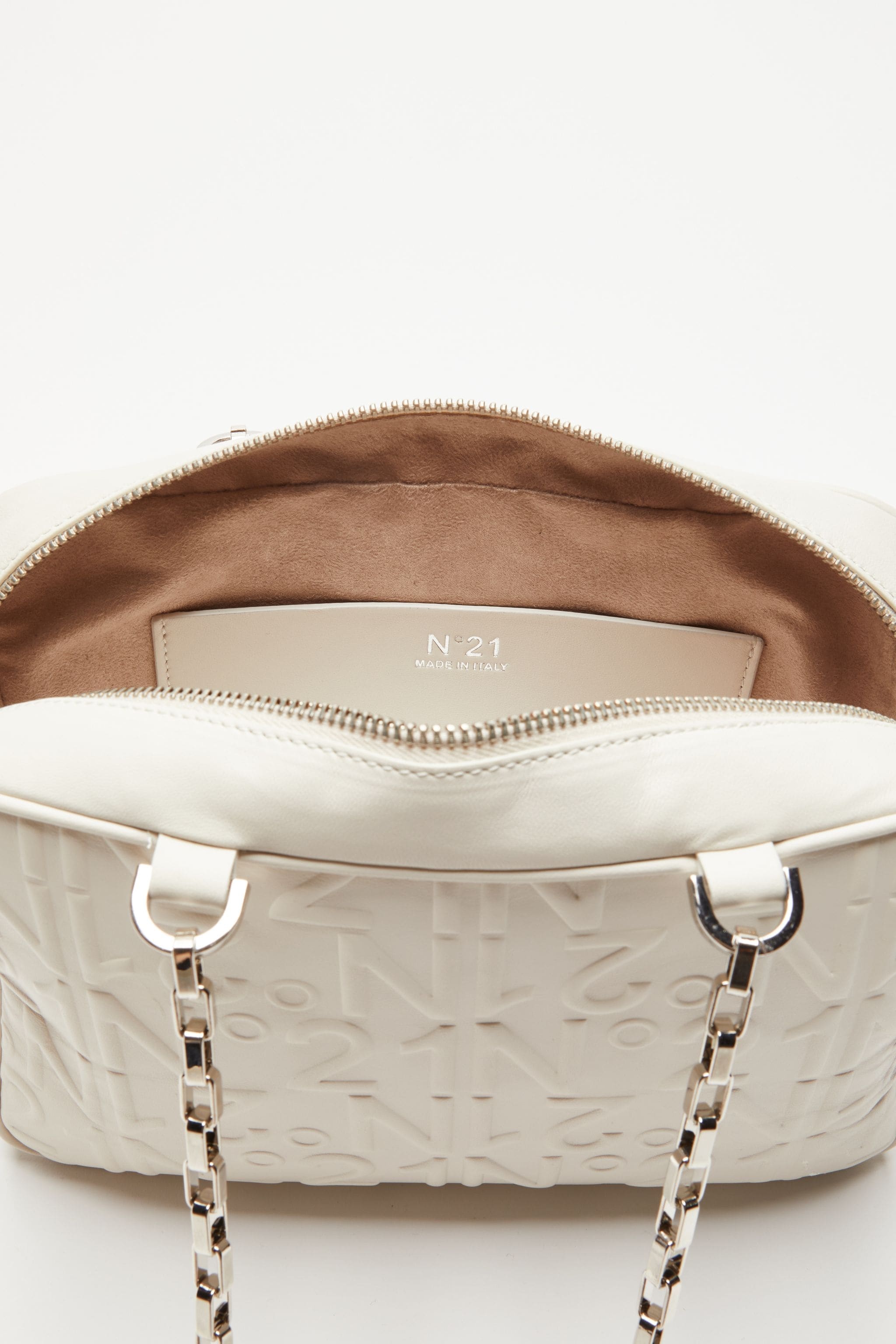 BAULETTO SMALL LOGO-EMBOSSED BAG - 5