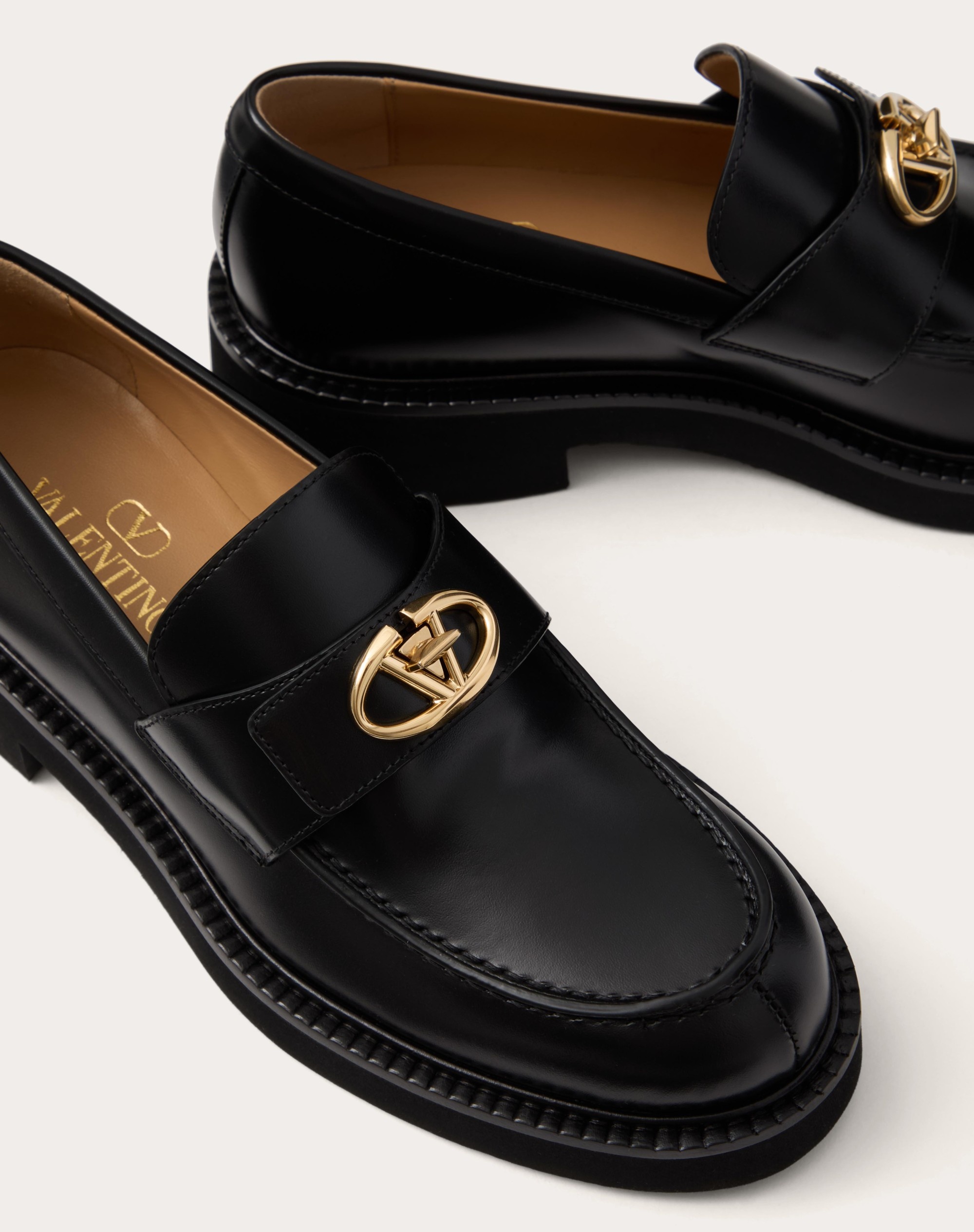 VLOGO LOCKER CALFSKIN LOAFERS 40MM - 5