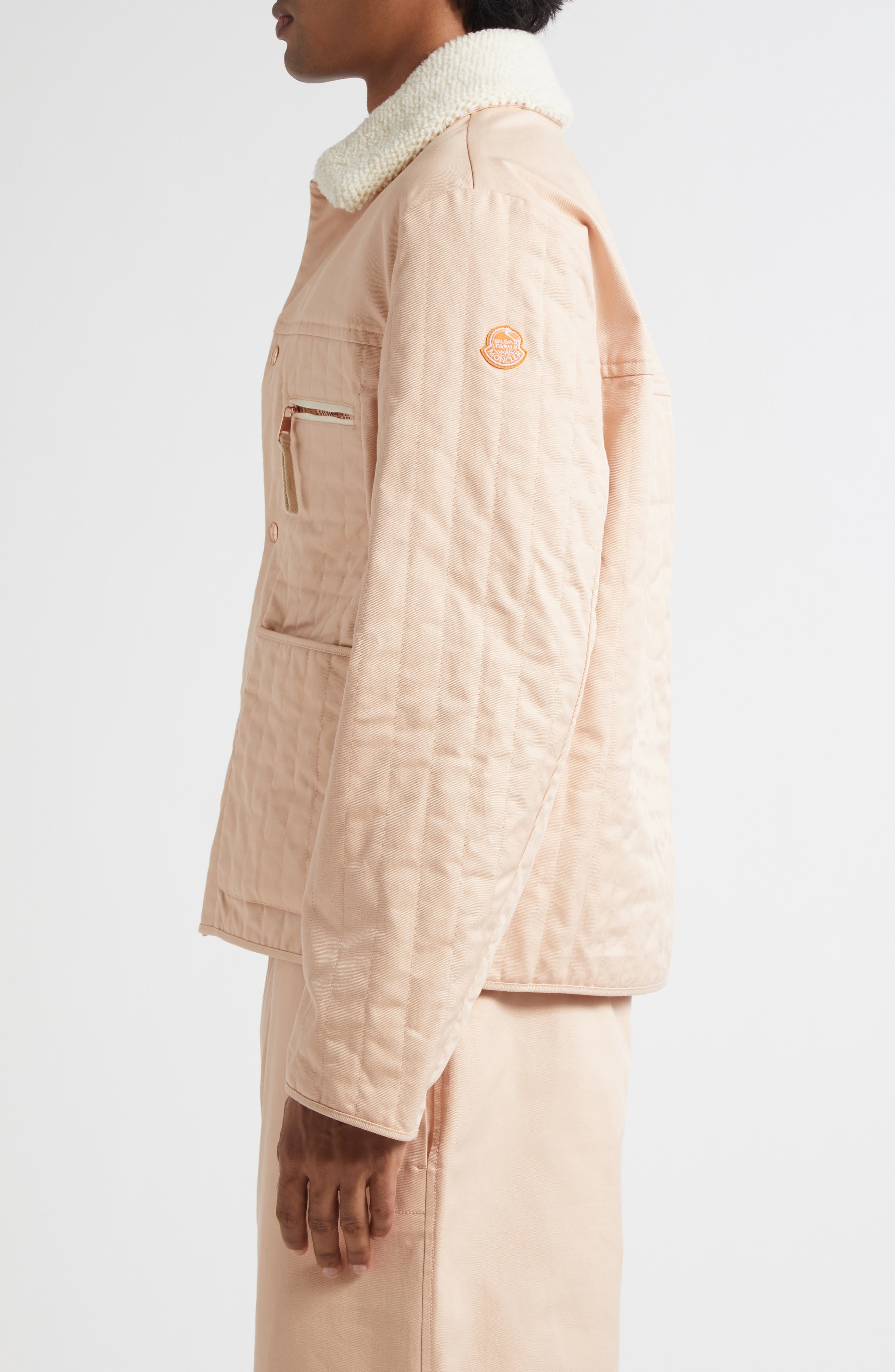 Moncler x Gilga Farm Kishus Jacket in Peach at Nordstrom - 4
