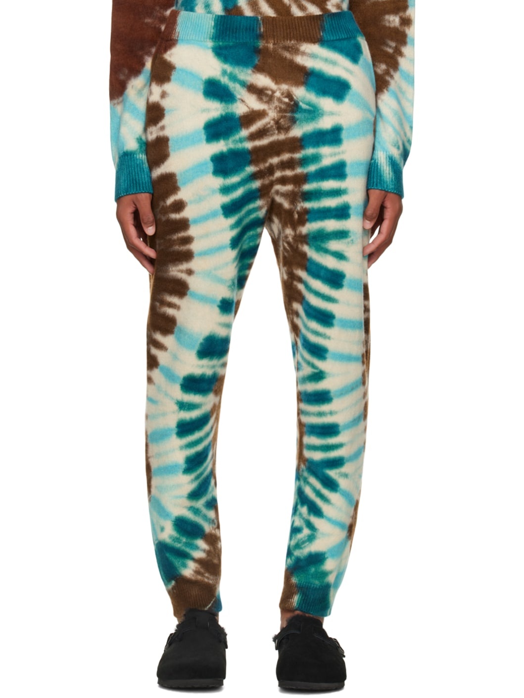 Multicolor Zig Dyed Lounge Pants - 1