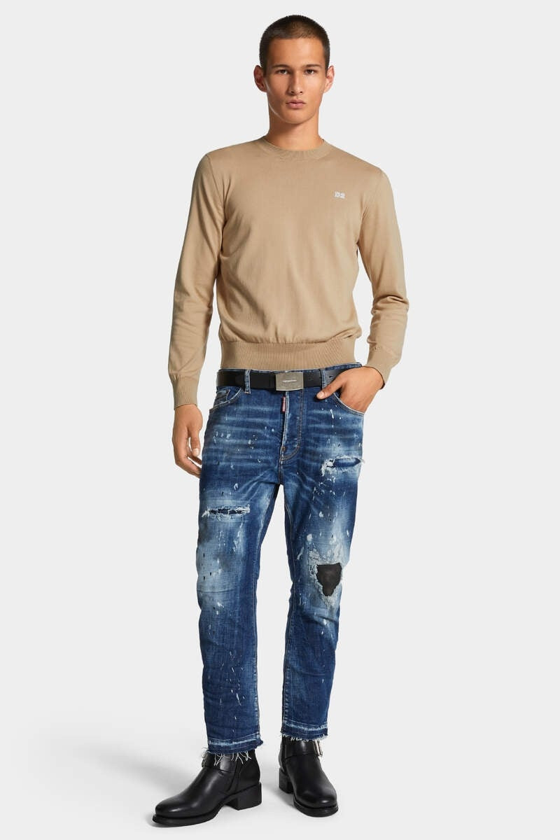 MEDIUM RIPPED WASH BRO JEANS 3