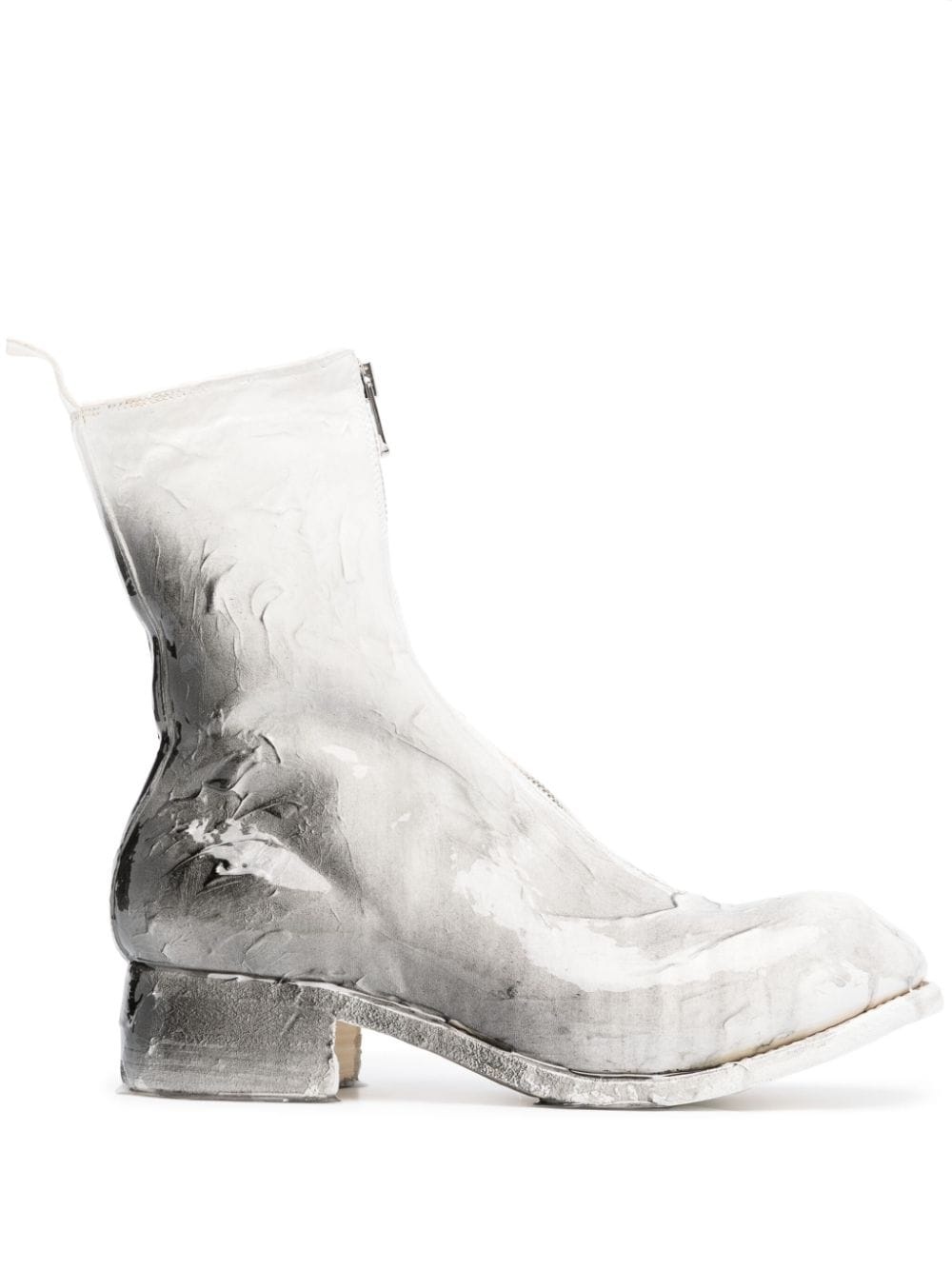 painted-effect ankle boots - 1