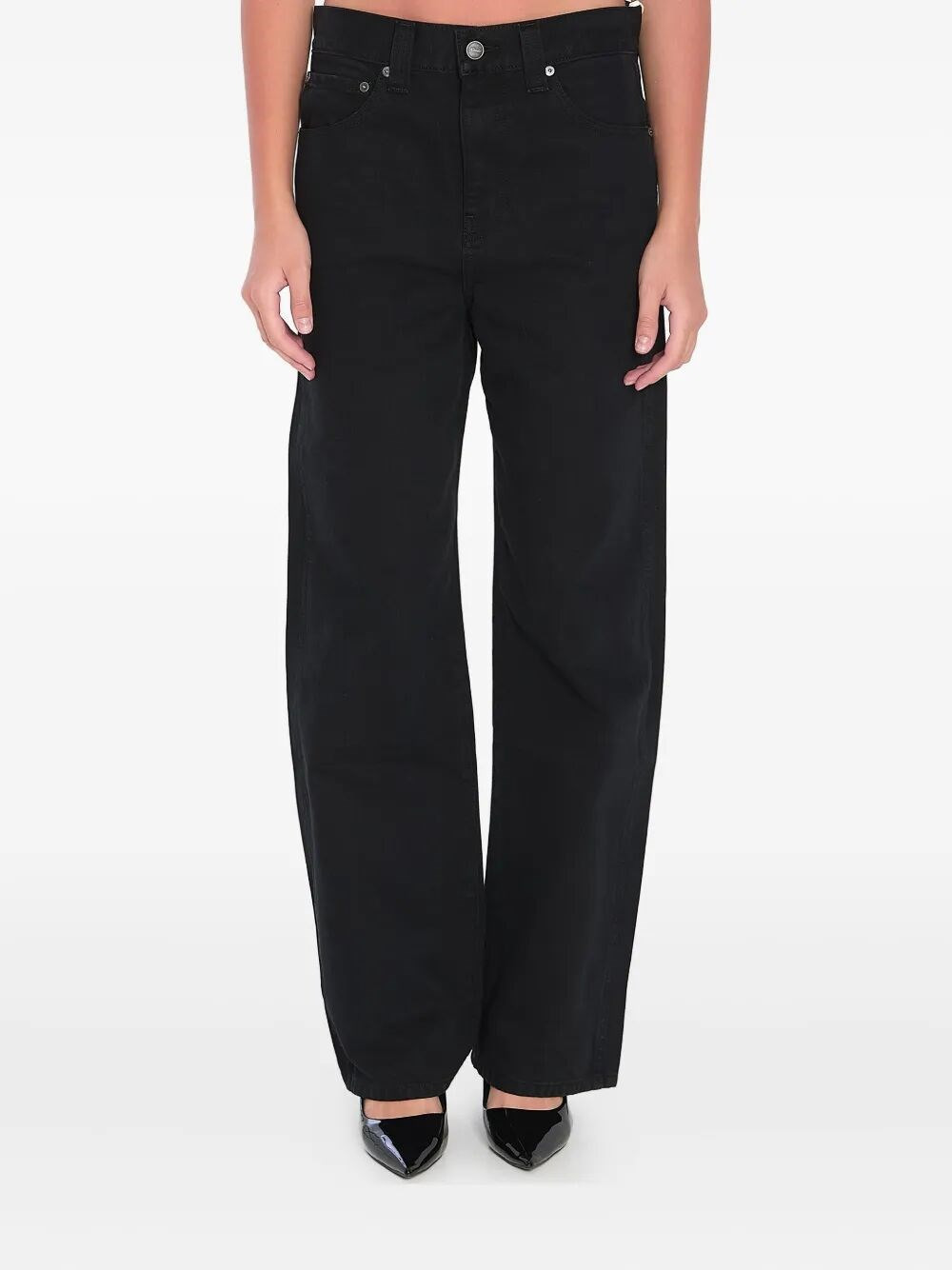 Introducing the Bonnie Jeans, a stunning piece from the renowned brand Khaite. Crafted from premium  - 1