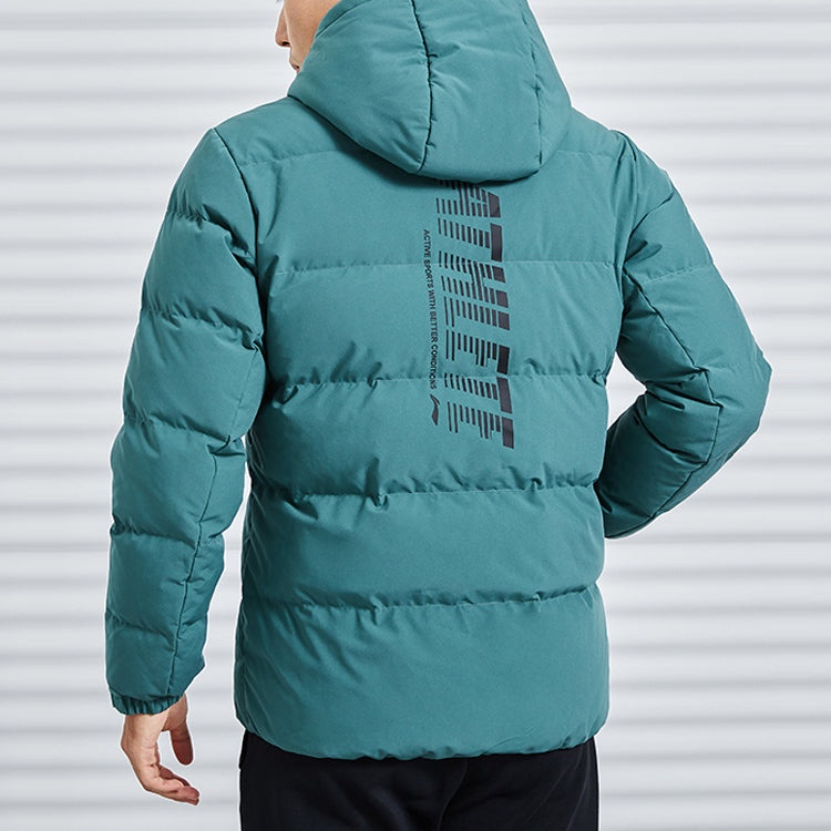 Li-Ning Winter Lifestyle Warm Down Jacket 'Green' AYMQ055-6 - 4