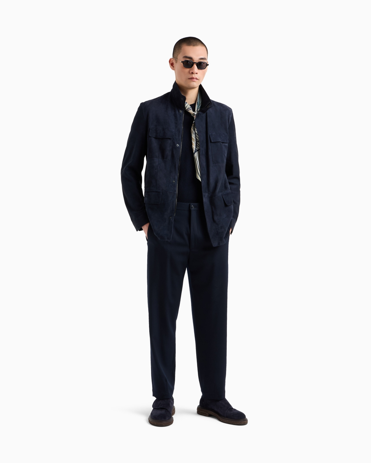 SUEDE SAFARI JACKET - 2