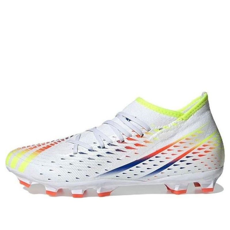 adidas Pator Edge.3 HG AG 'White Yellow Blue' GW0956 - 1