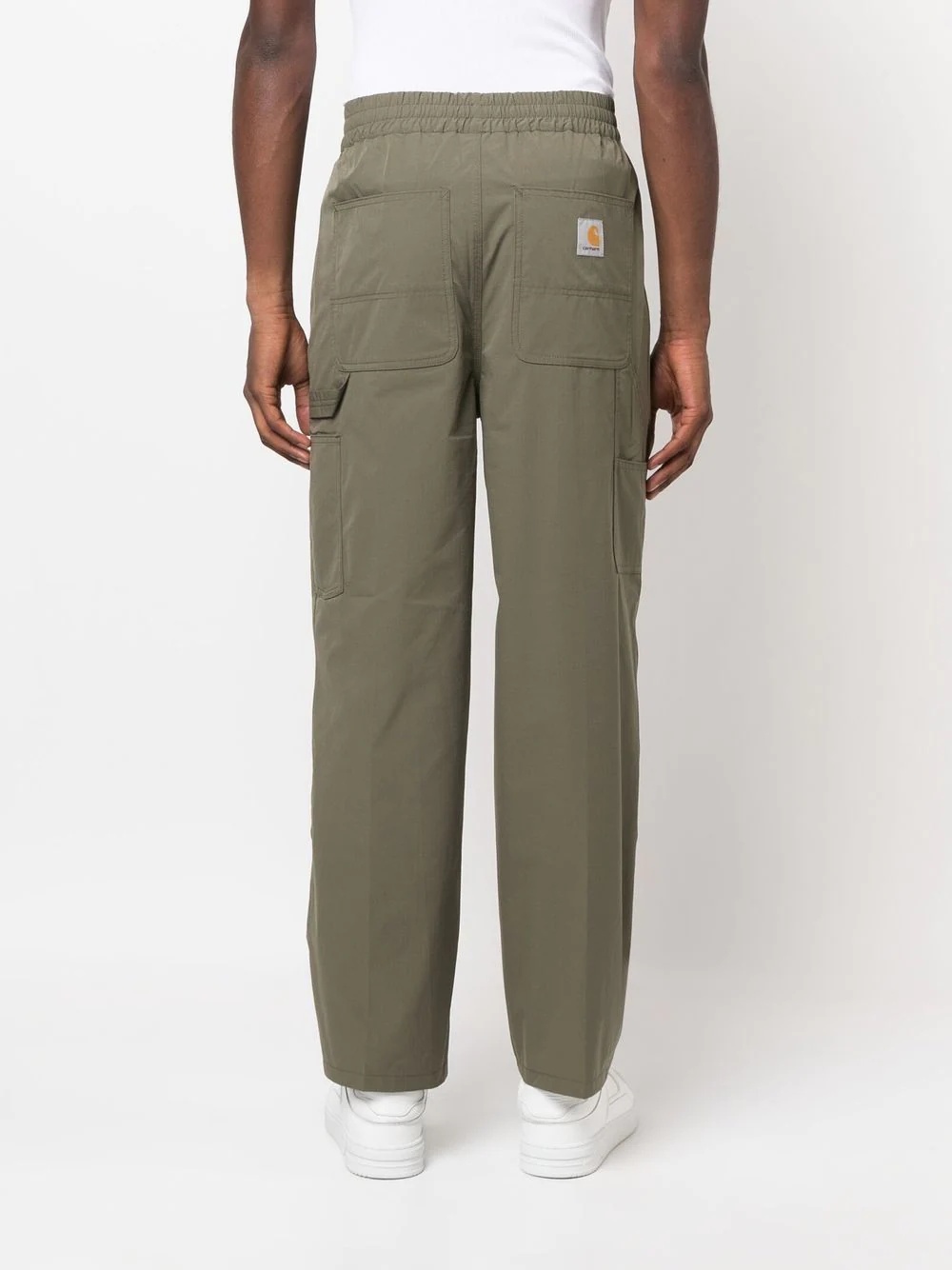 logo-patch detail trousers - 4