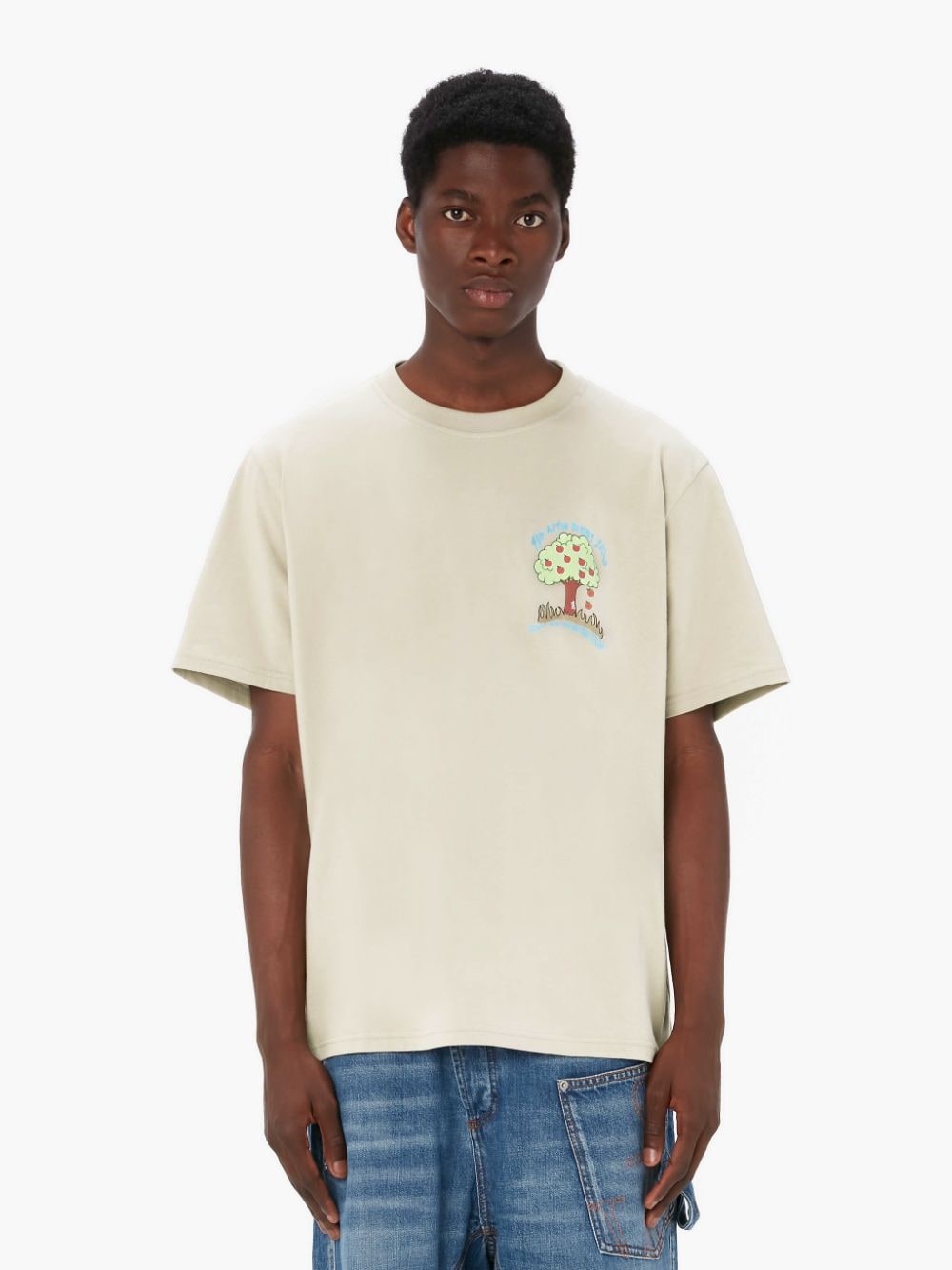 JW Anderson APPLE TREE LOGO T SHIRT REVERSIBLE