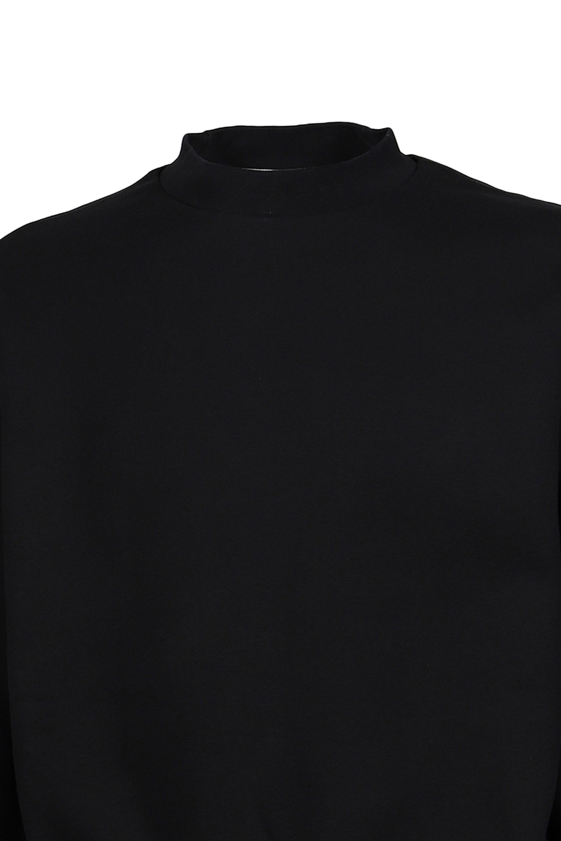 CLASSIC FIT FLEECE CREWNECK / JET BLK - 8