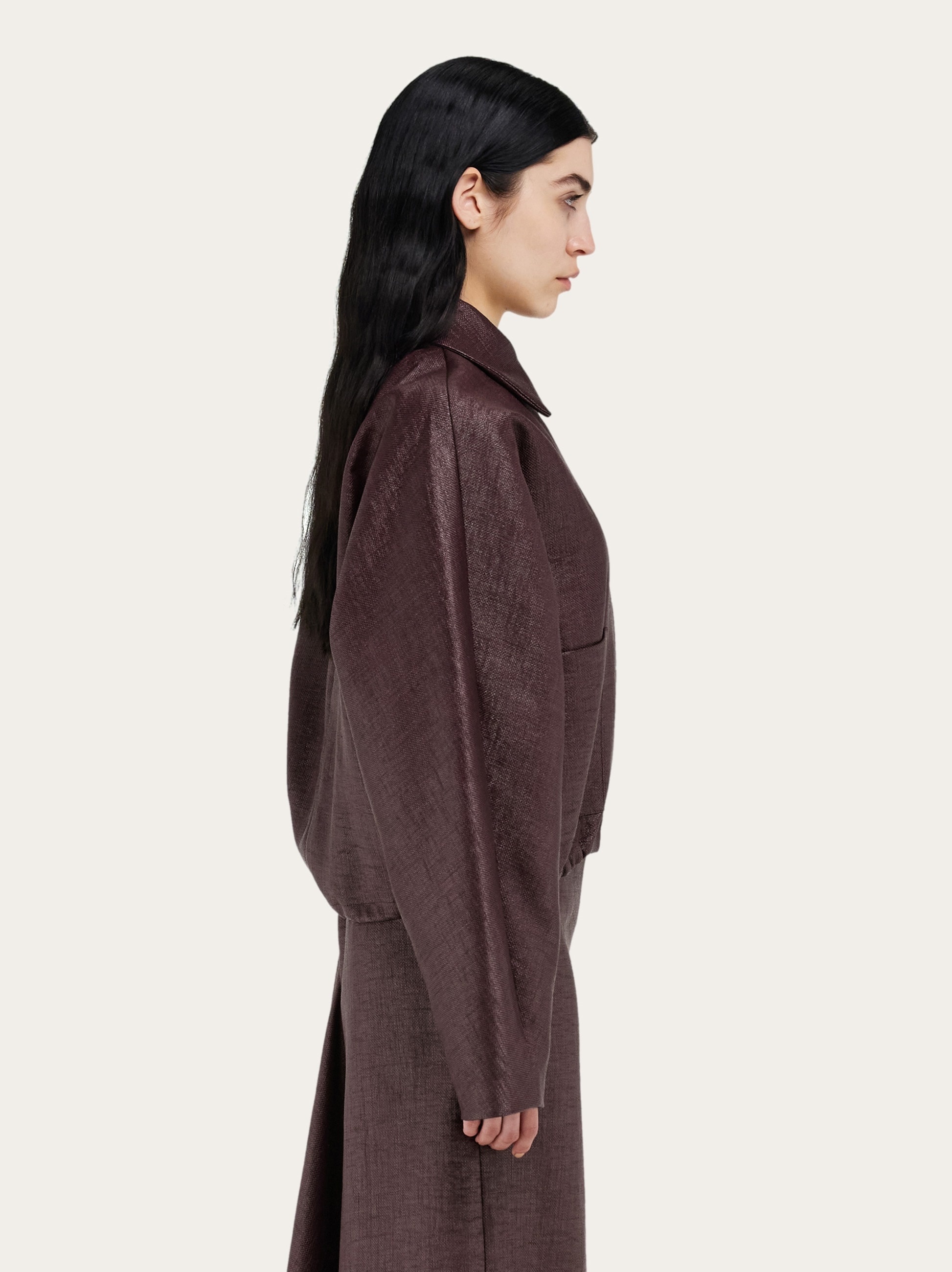 Cropped bomber - 3