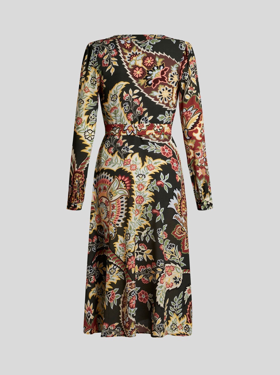 DRESS WITH PAISLEY PRINT - 5