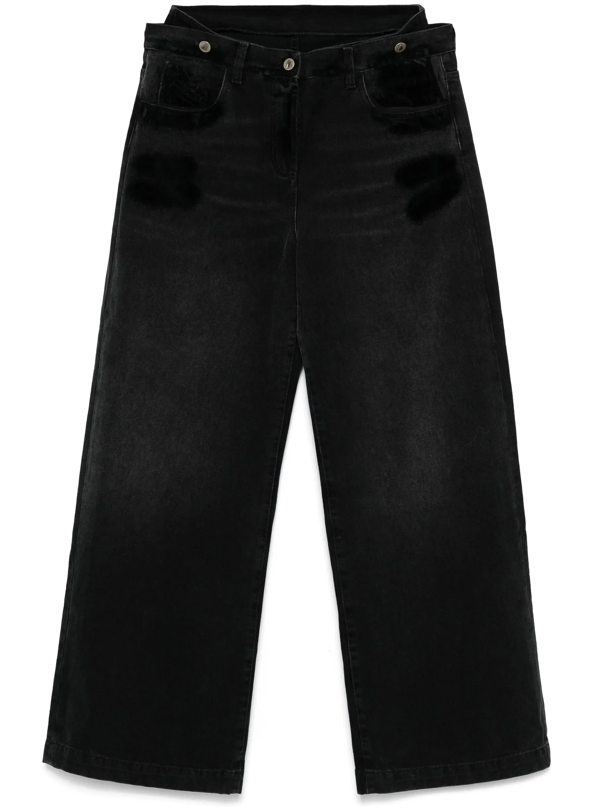 The Attico Layered-waist Jeans - 1