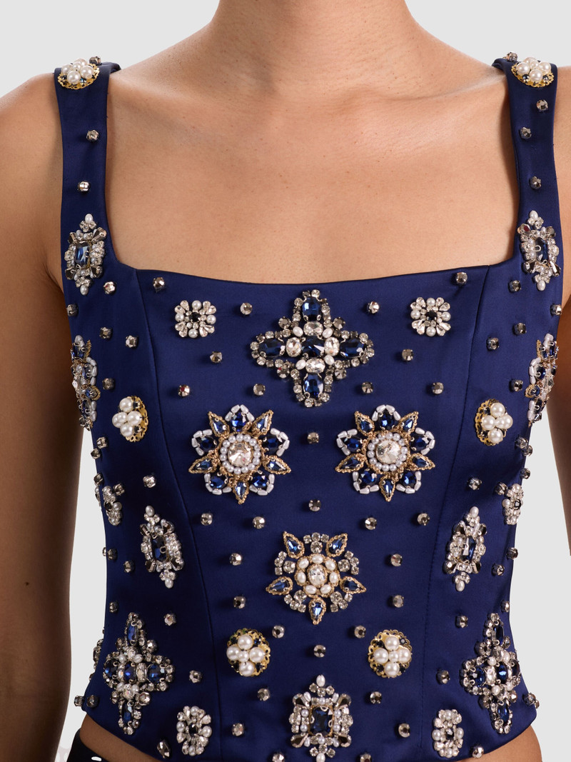 LILLIANNA EMBELLISHED CORSET TOP 6