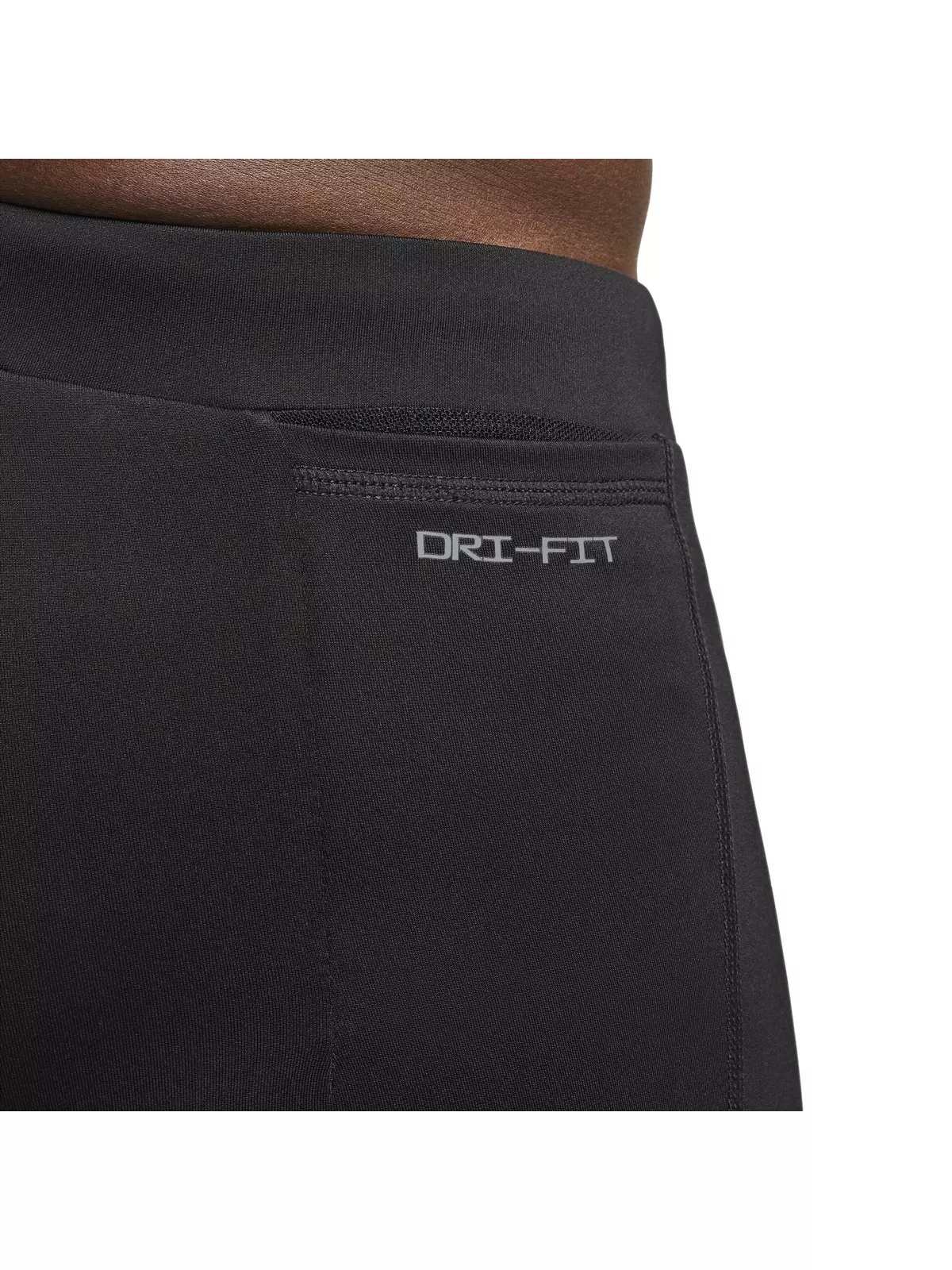 Men's Fast Dri-FIT Brief-Lined Running 1/2-Length Tights - Black - 5