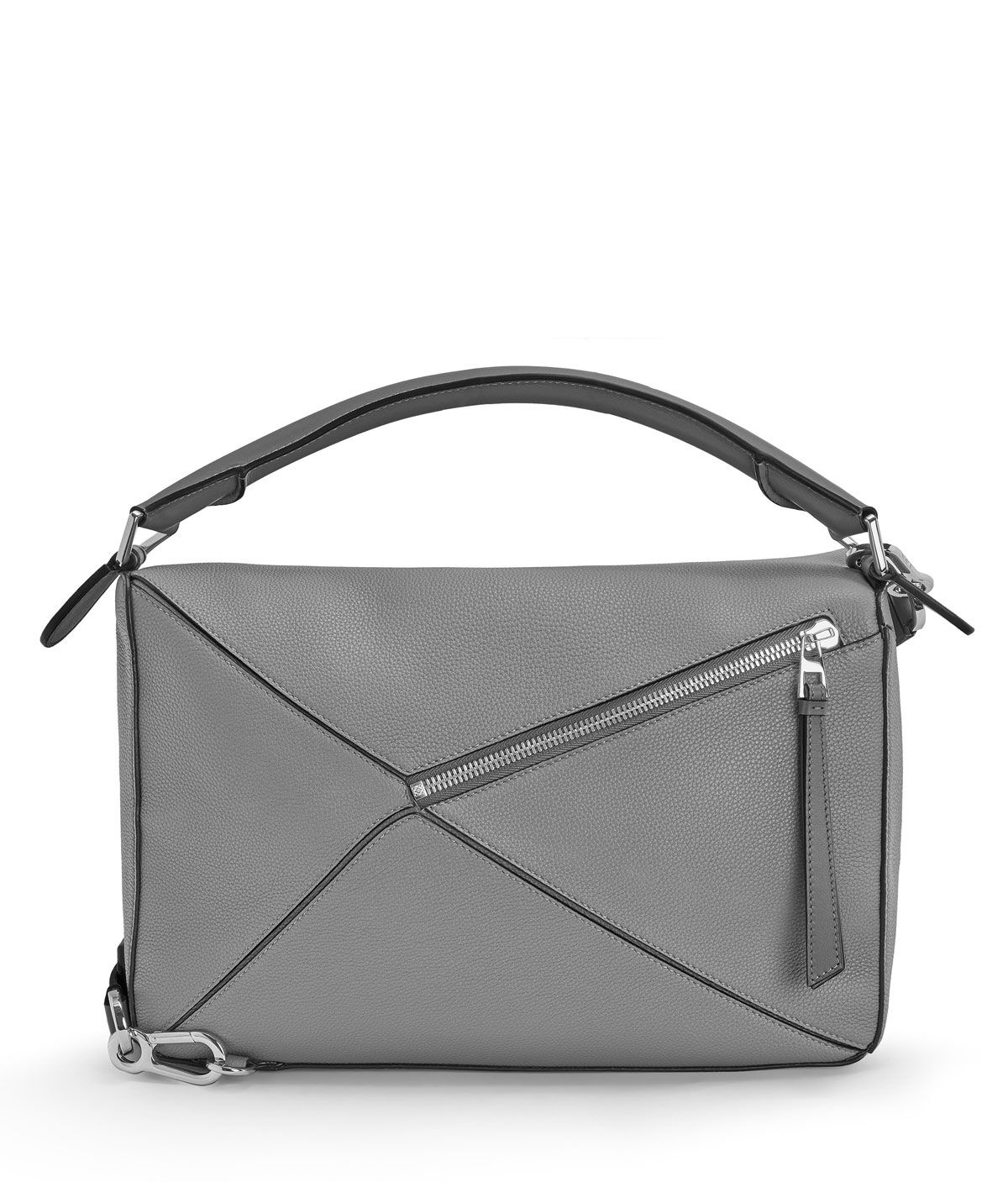 Large Puzzle bag in soft grained calfskin - 3