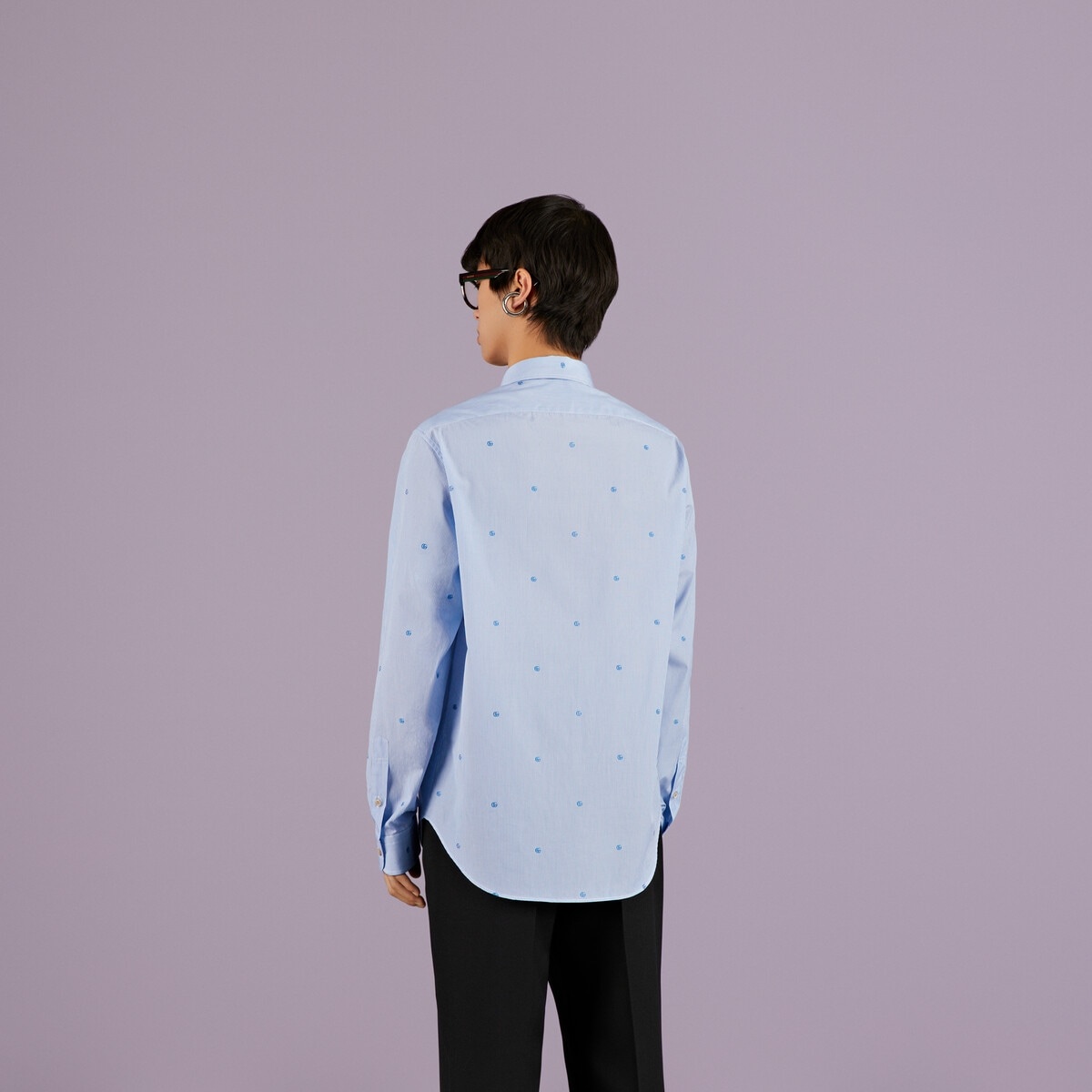 Striped cotton poplin shirt - 7