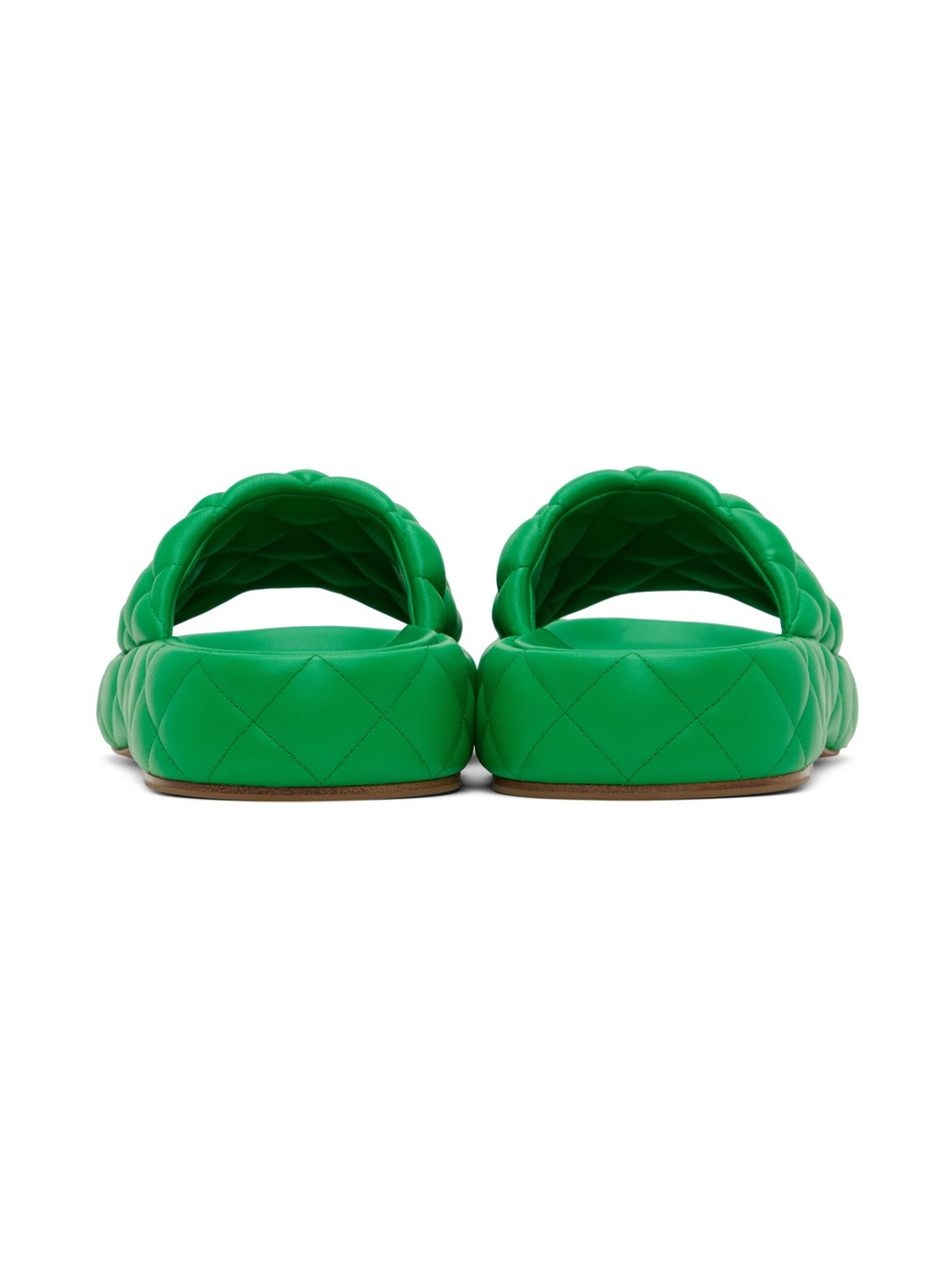 Green Padded Sandals - 2