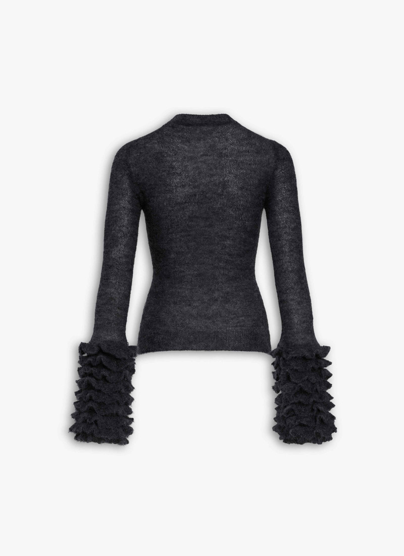 FRILLS MOHAIR KNIT JUMPER 4