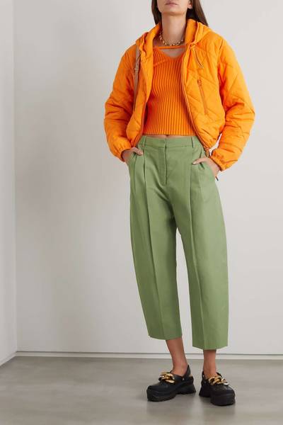 Stella McCartney Pleated twill pants outlook