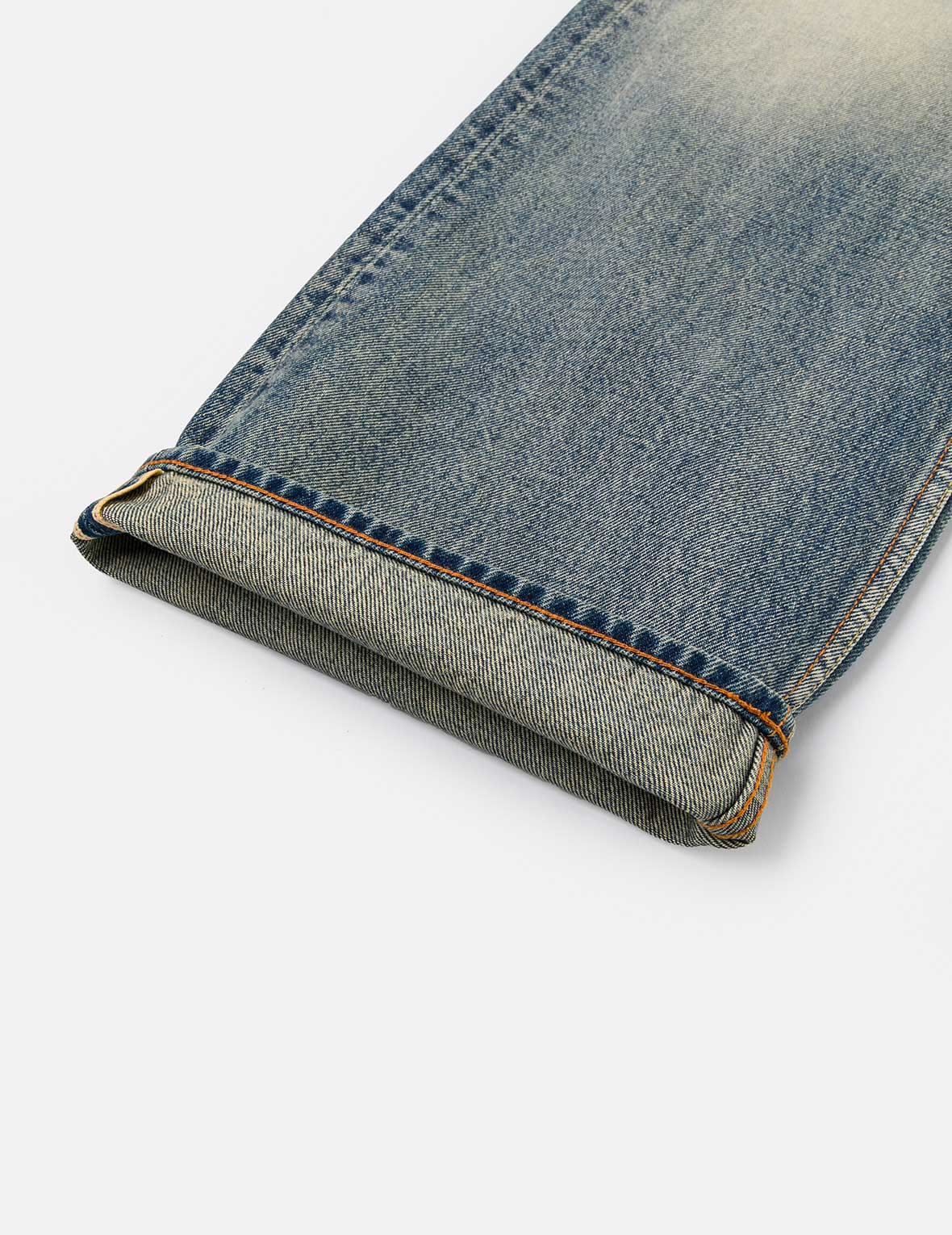 Distressed Seagull Print Regular Fit Denim Jeans - 11