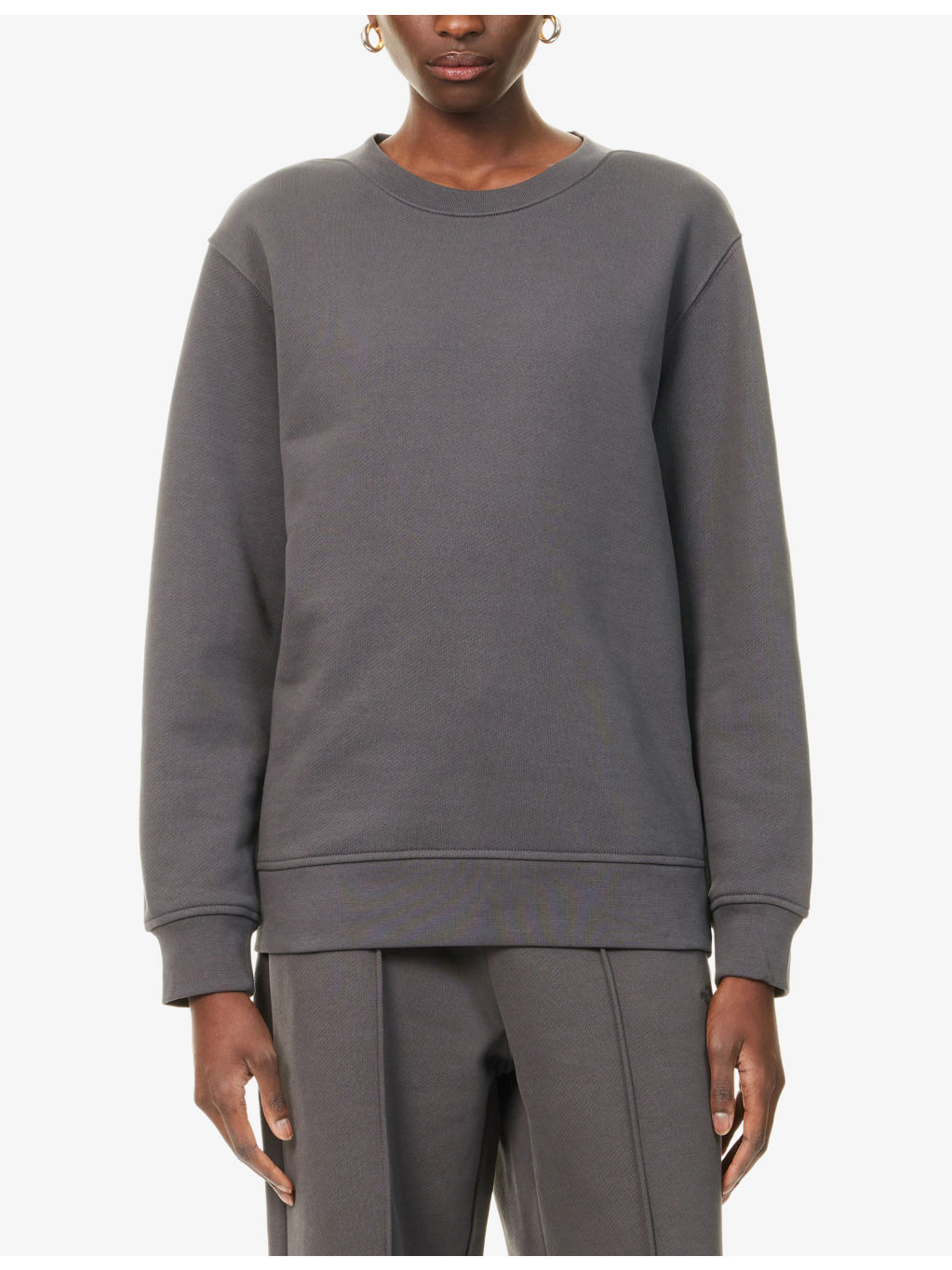W Dome Relaxed-Fit Cotton-Jersey Sweatshirt - 3