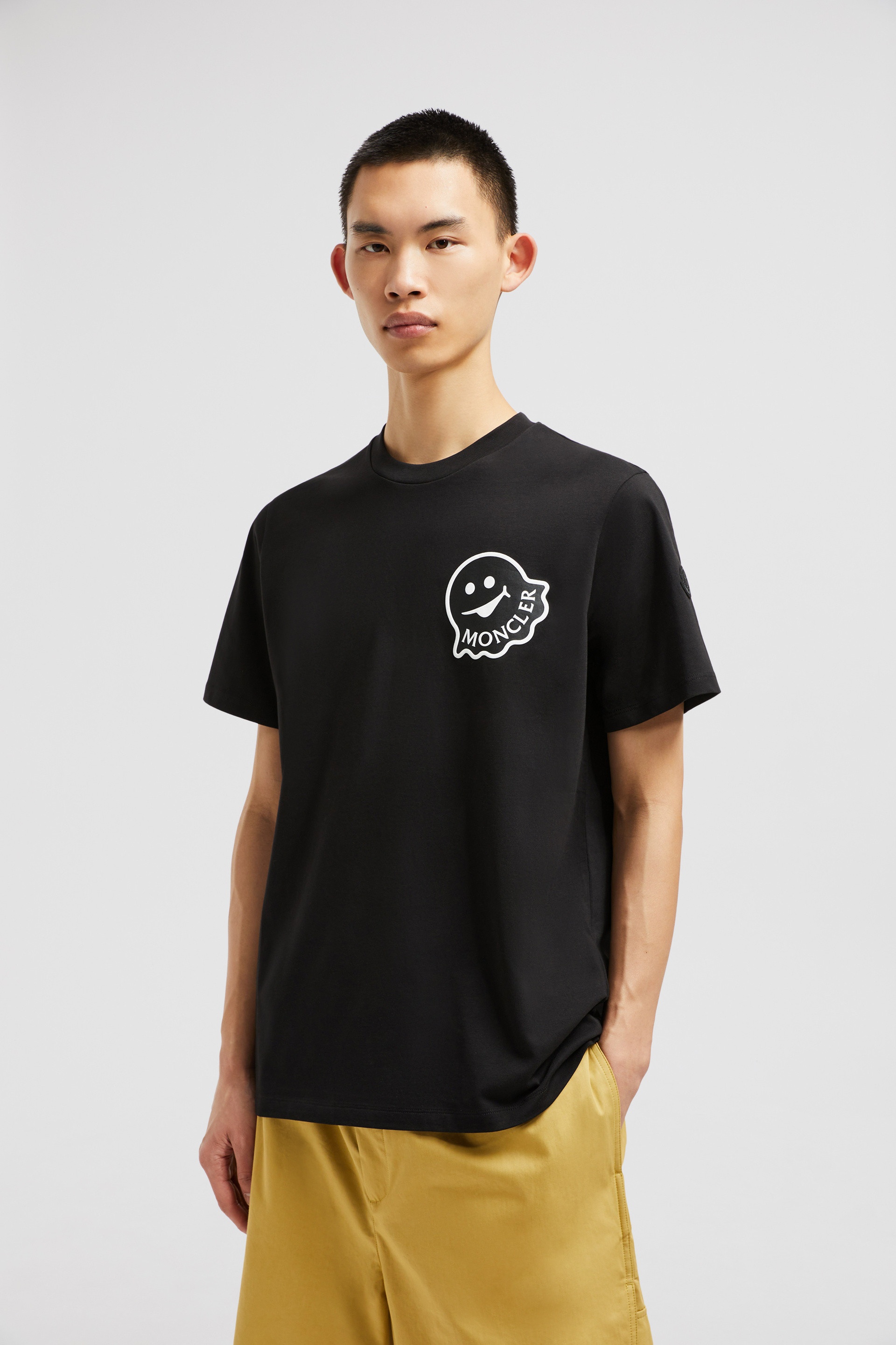 Cartoon Logo Cotton T-Shirt - 2