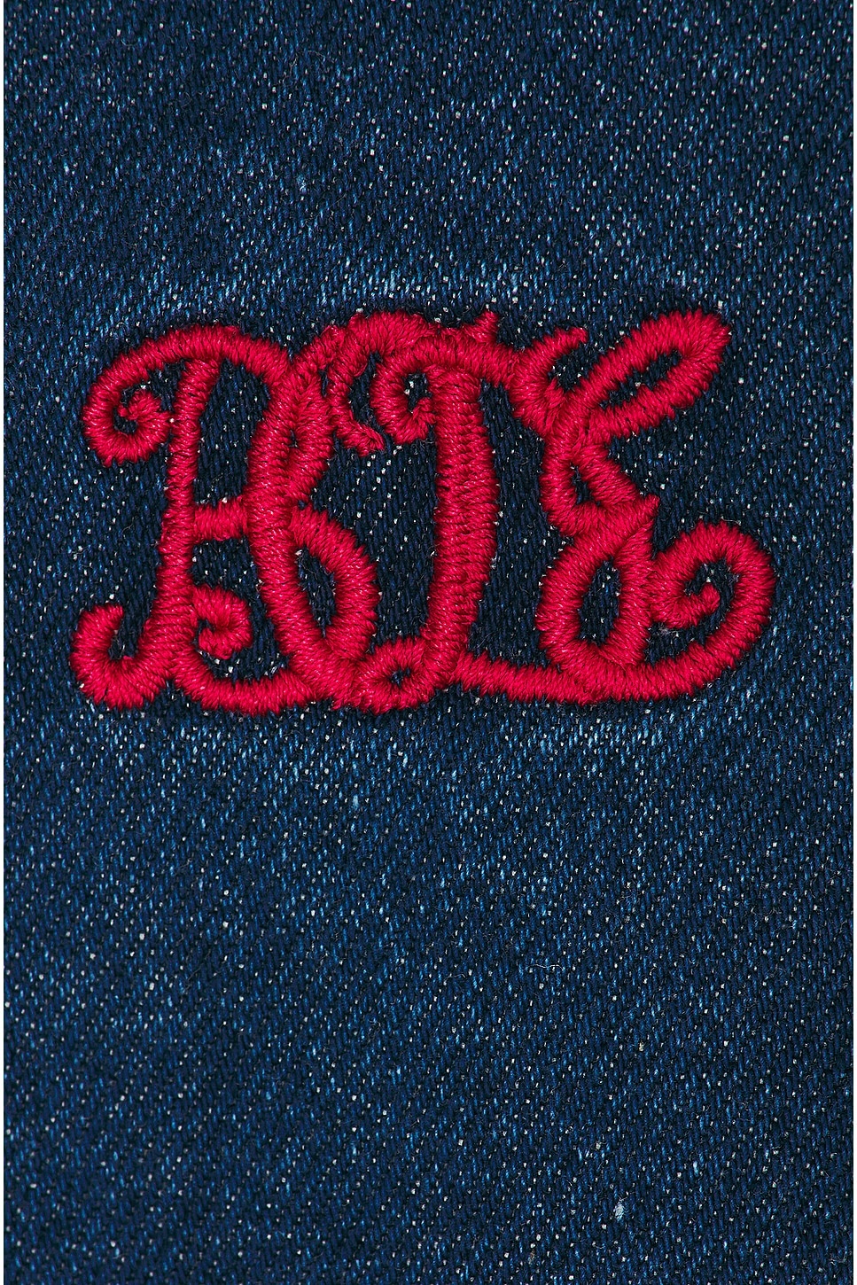 Embroidered Denim Jacket - 6