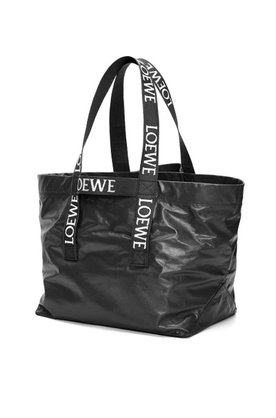 Loewe Fold Shopper in paper calfskin outlook