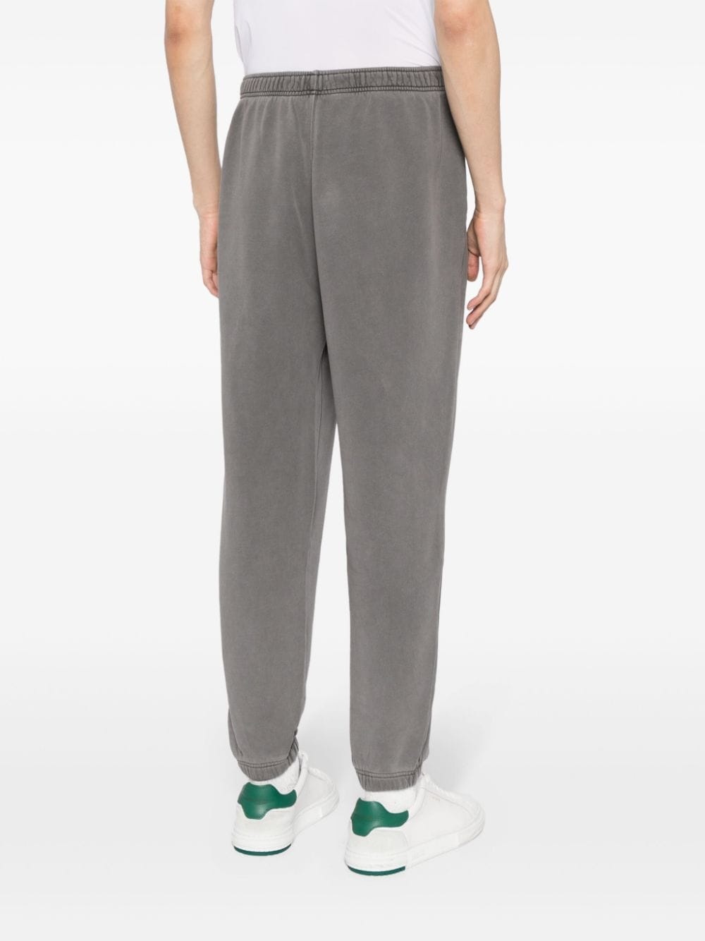 tapered cotton track pants - 7